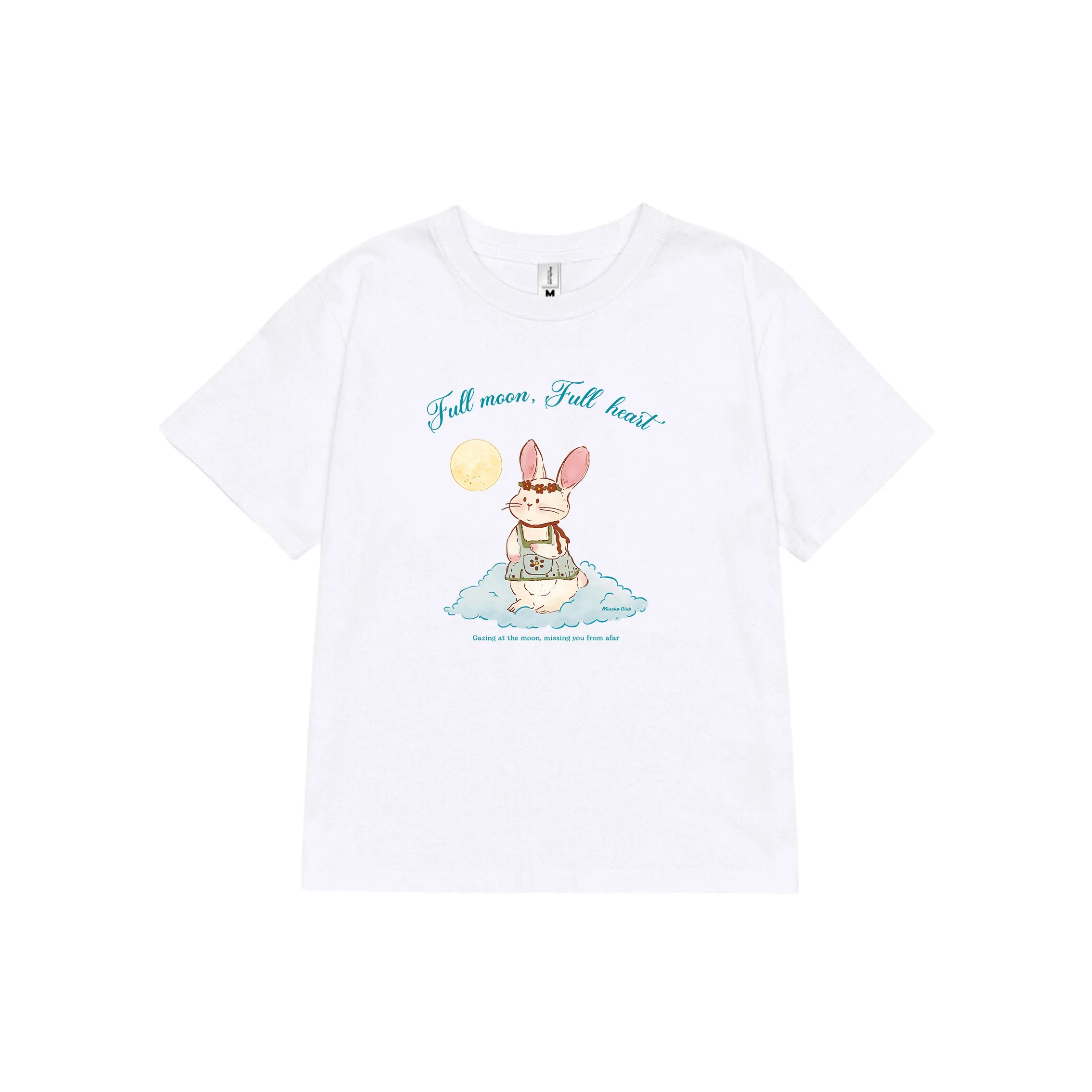 Áo baby tee hình thỏ đáng yêu cho nữ 2612 Miucho chất vải cotton thoáng mát mềm mại in mix_thumbnail_6