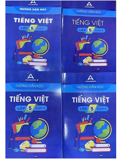 Sách - Hướng dẫn học Tiếng Việt - Arch - Lớp 5 - Bản in laser, có đáp án