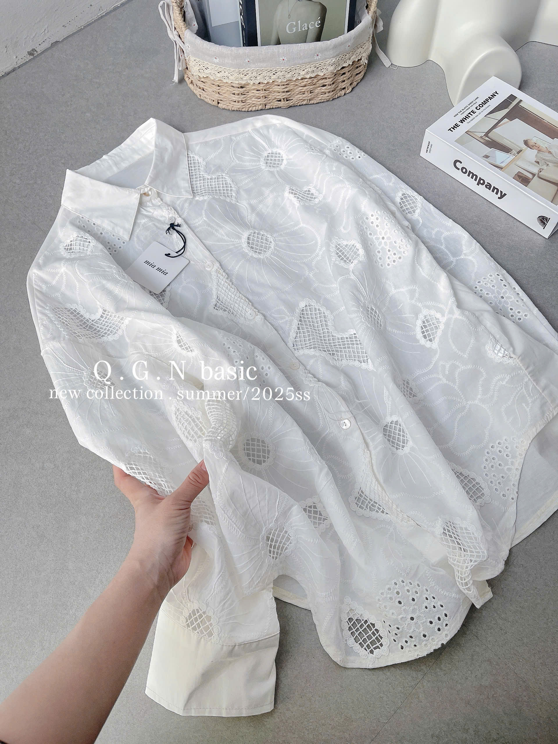 Áo sơ mi trắng thêu đục lỗ Miamia_thumbnail_7