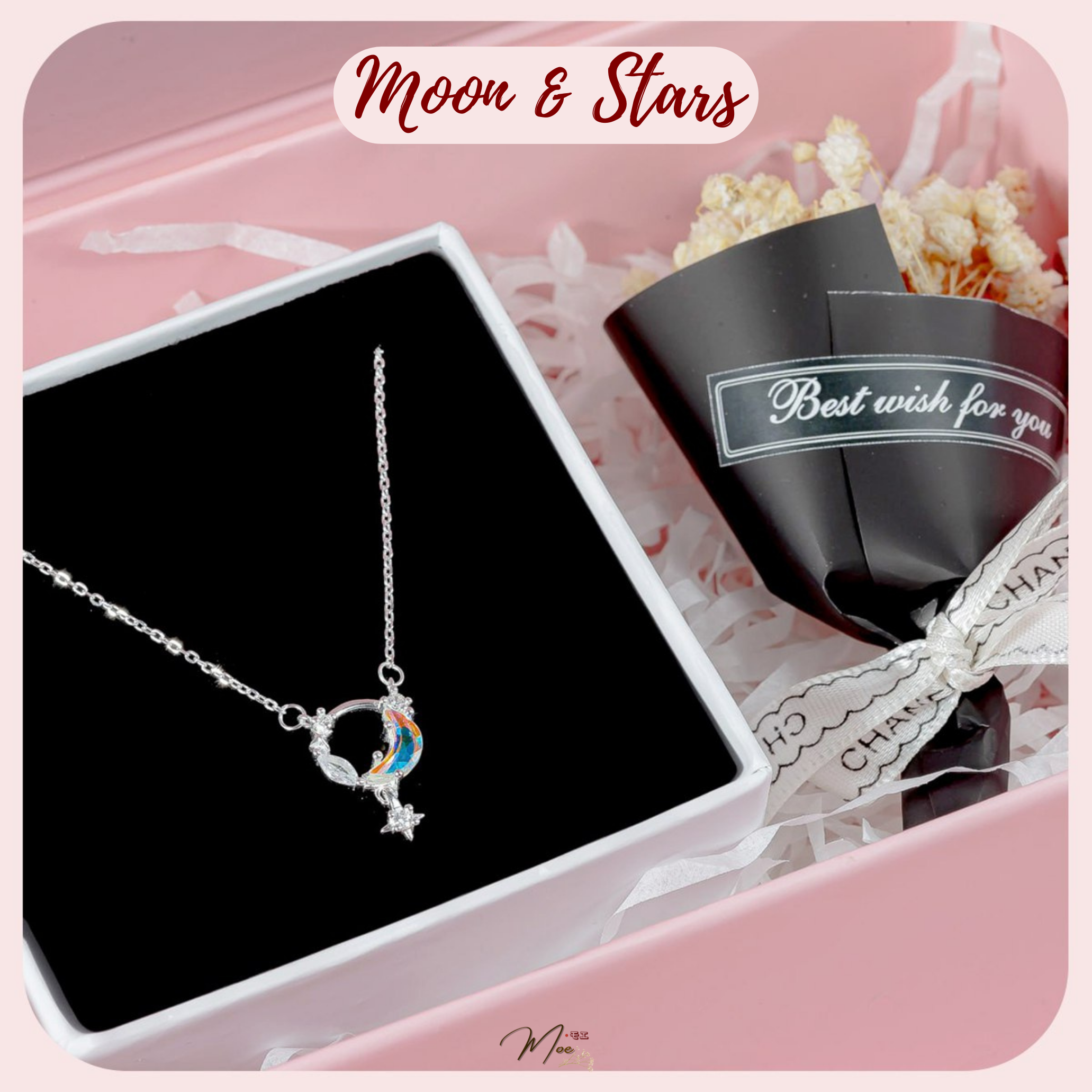 D210 - Dây chuyền trăng sao đá moonstone_thumbnail_3