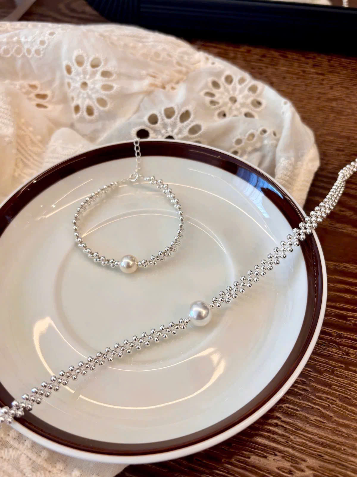 HL212 Vòng tay bi ngọc