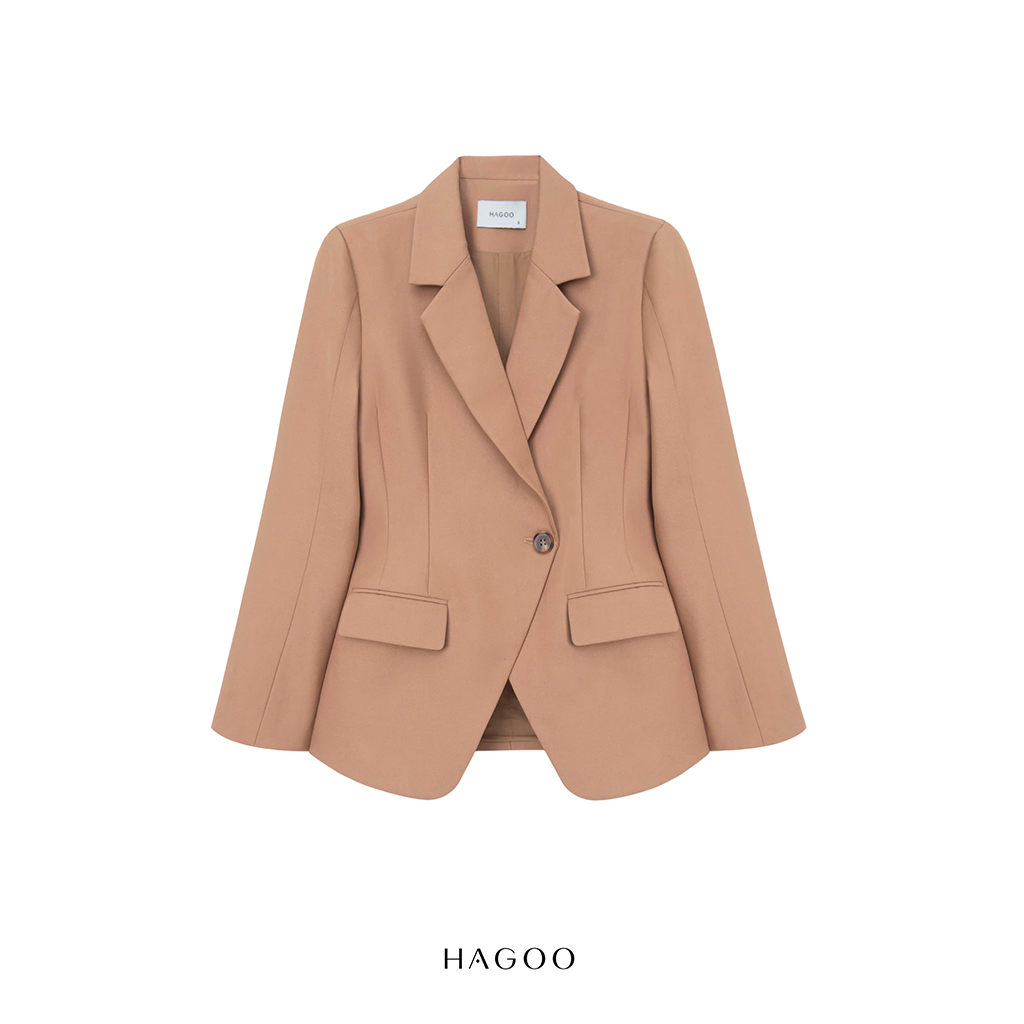 Áo Blazer ve cổ vạt chéo HAGOO_thumbnail_6