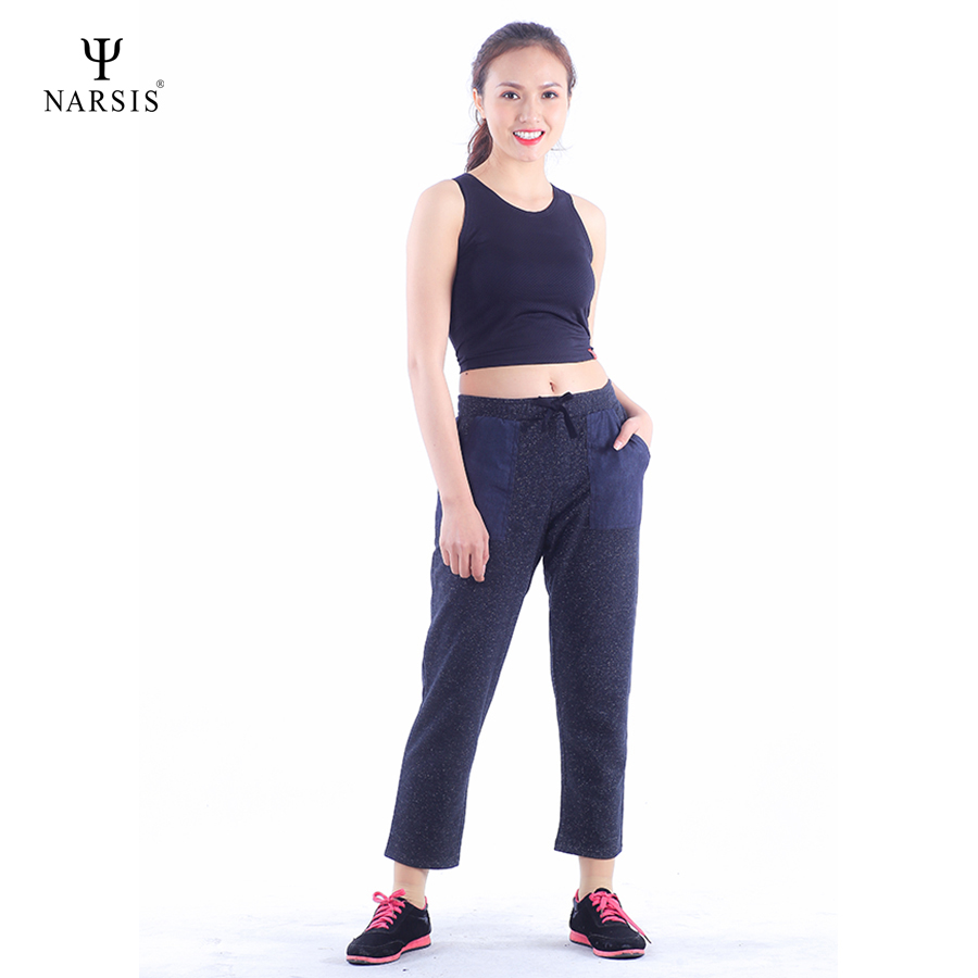 QUẦN BAGGY NỮ P7046 NARSIS CHẤT LIỆU THOÁNG MÁT, DỄ CHỊU, THOẢI MÁI CẢ NGÀY, DỄ VẬN ĐỘNG_thumbnail_2