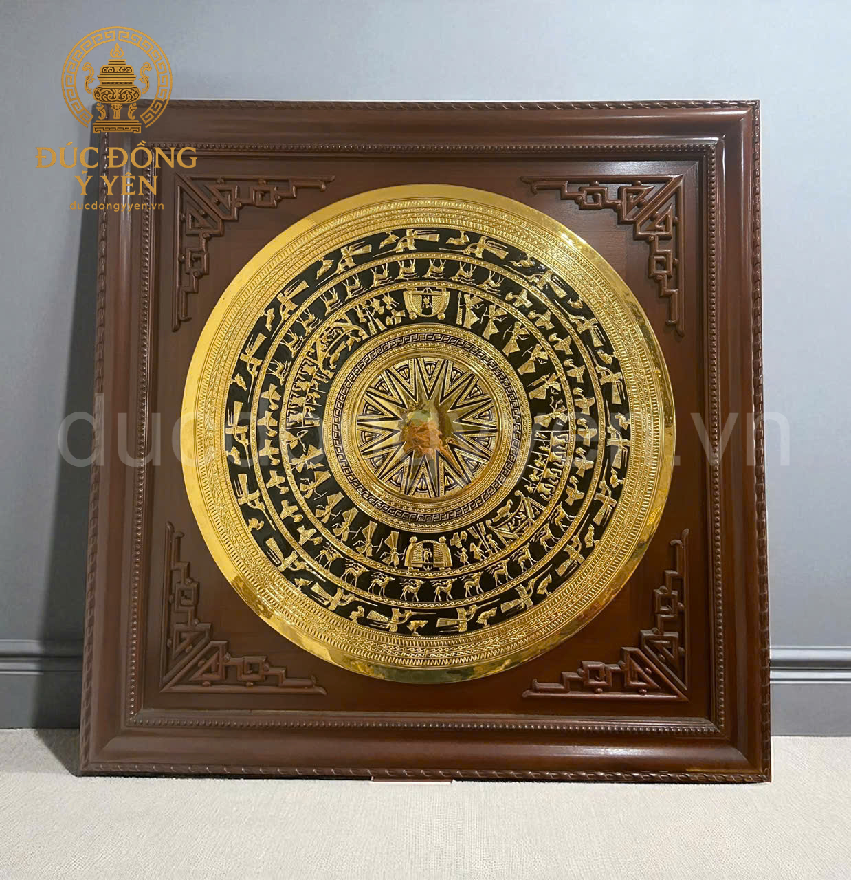 Mặt trống đồng gò đồng vàng thau nhập khẩu