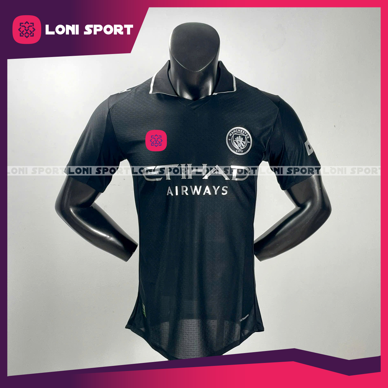 Áo MC sân khách đen 25/26 - SF