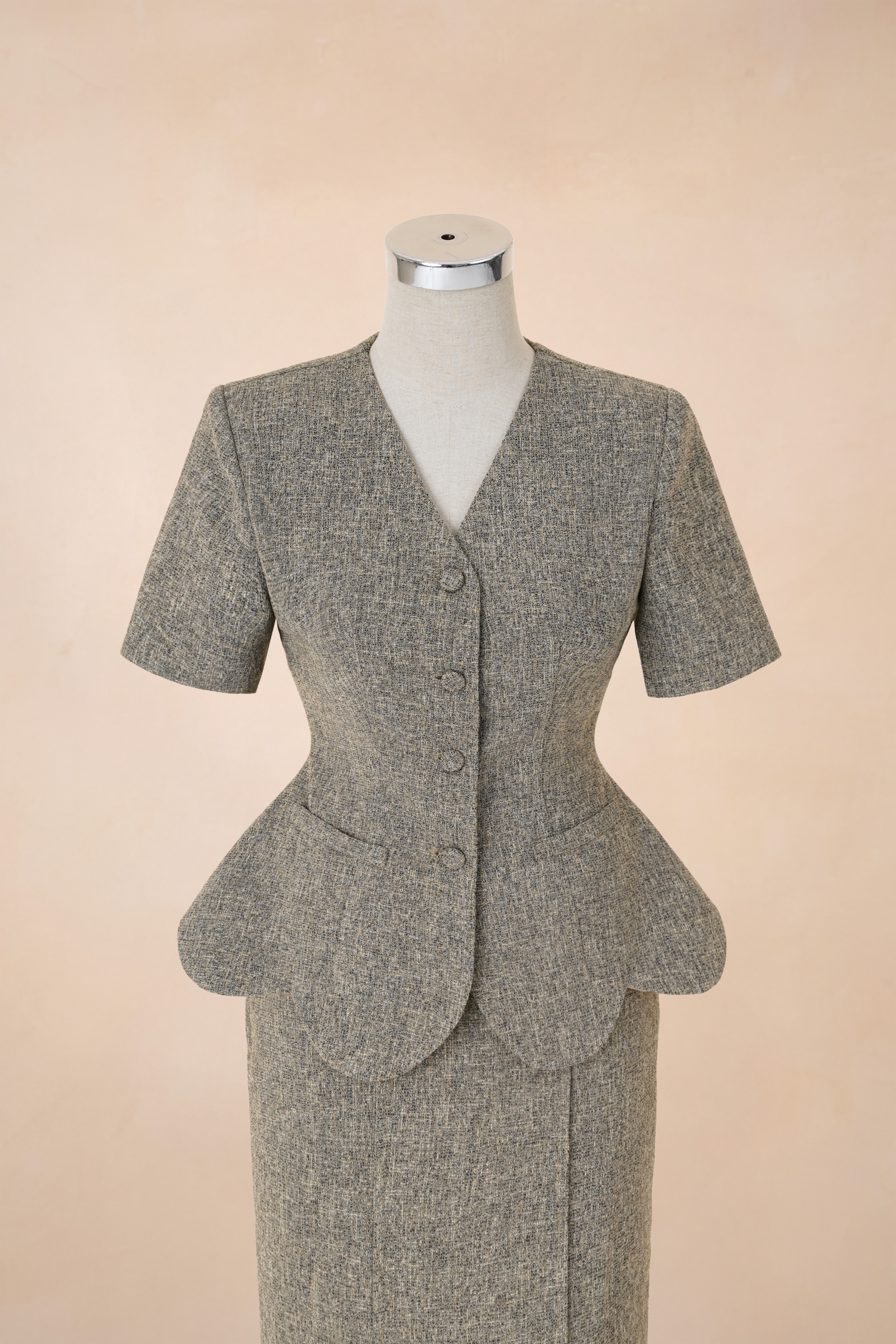 Áo Dạ PL Viền Sóng Nắp TúI