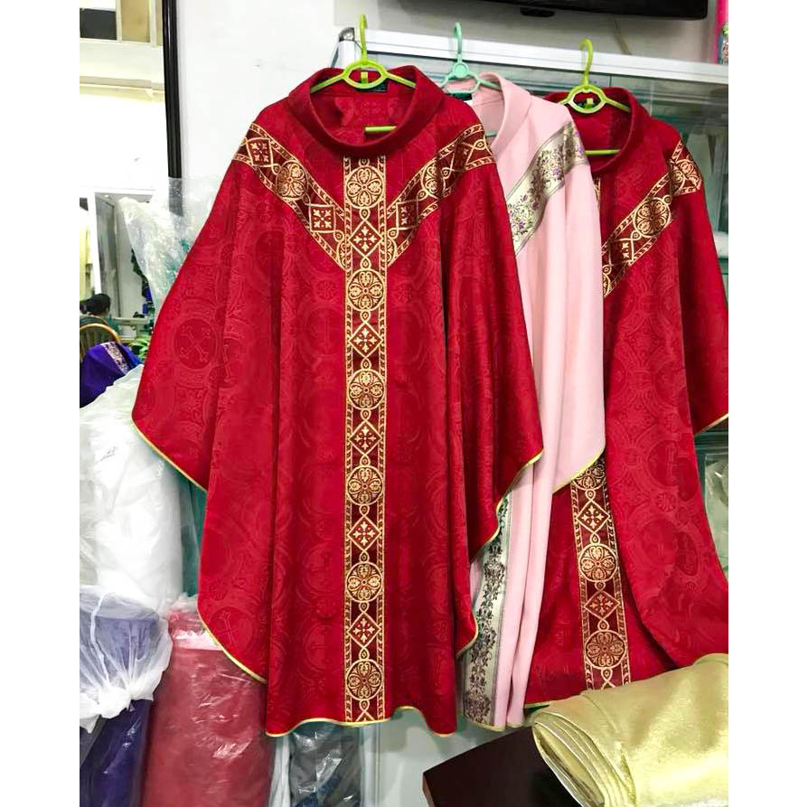 Áo lễ linh mục màu đỏ - Qùa tặng tân linh mục - Qùa tặng cha xứ_thumbnail_0