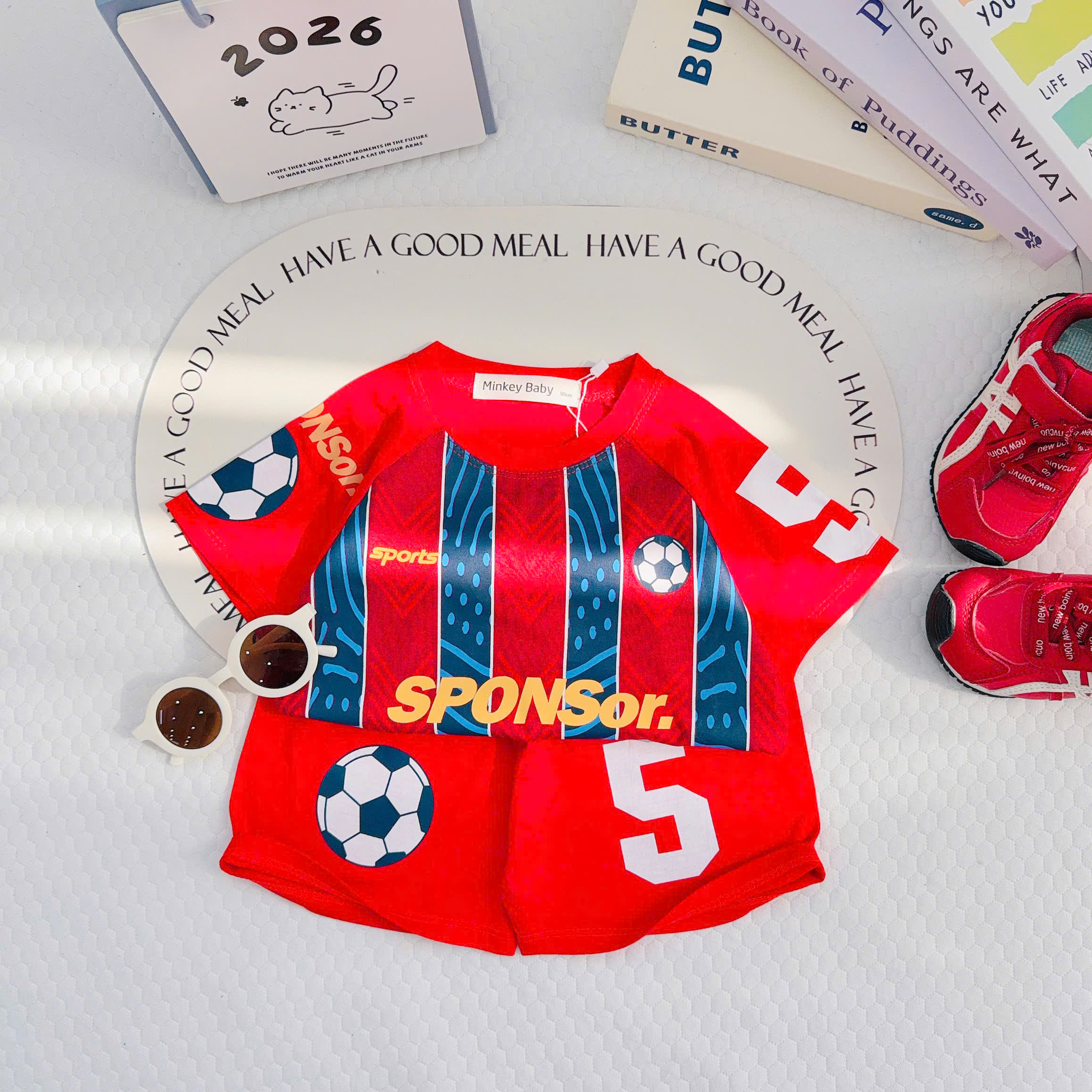 D75 BỘ CỘC MINKEY BÓNG ĐÁ MÃ 3- A003.136