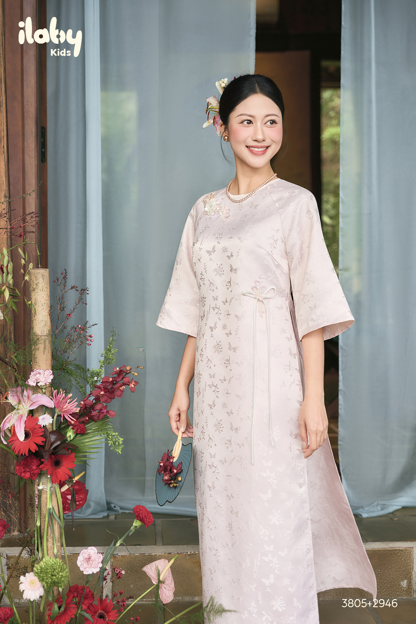 Áo dài mẹ Ngọc Hoa