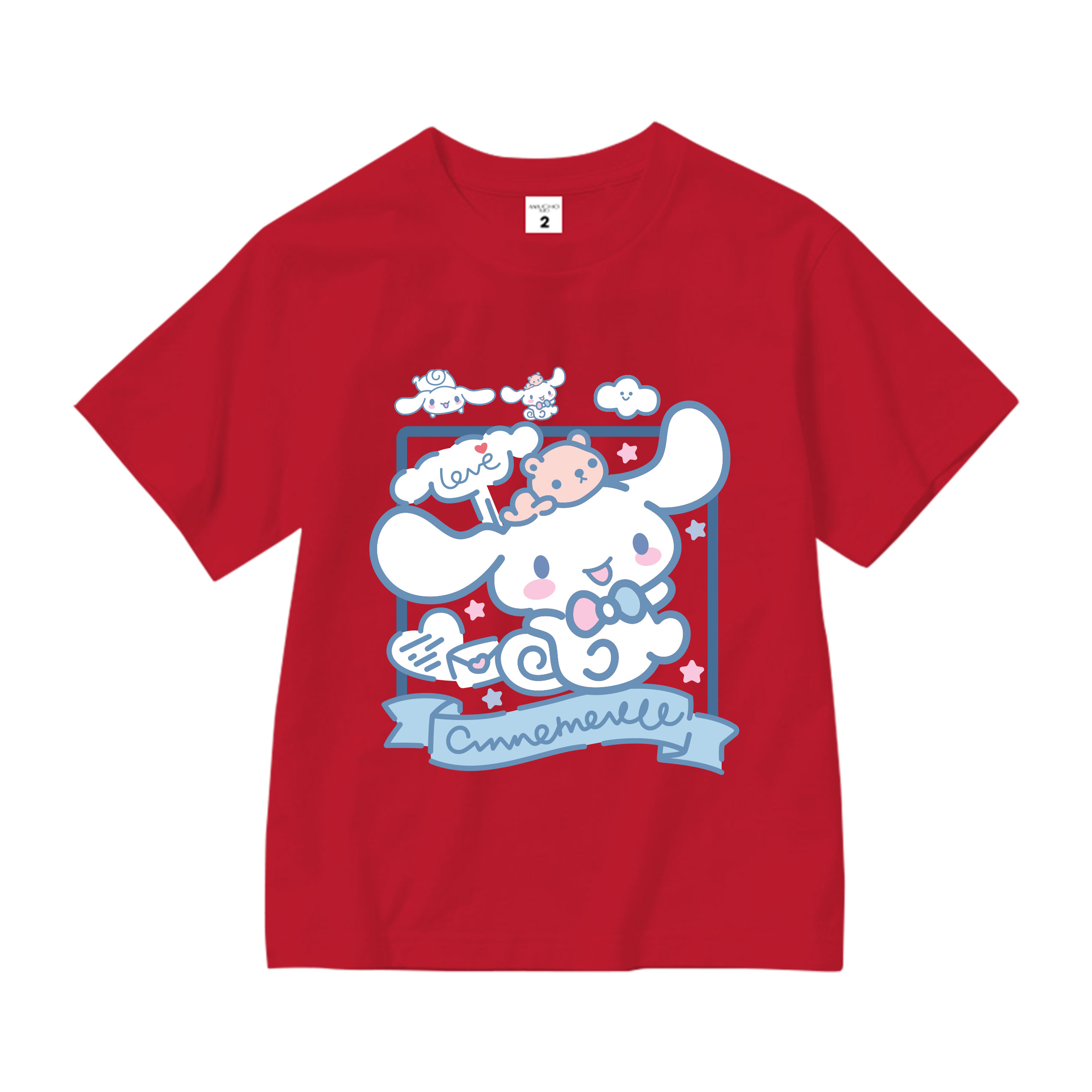 Áo thun bé gái form rộng chất vải cotton thoáng mát AED1543 Miucho Kid in artwork_thumbnail_7