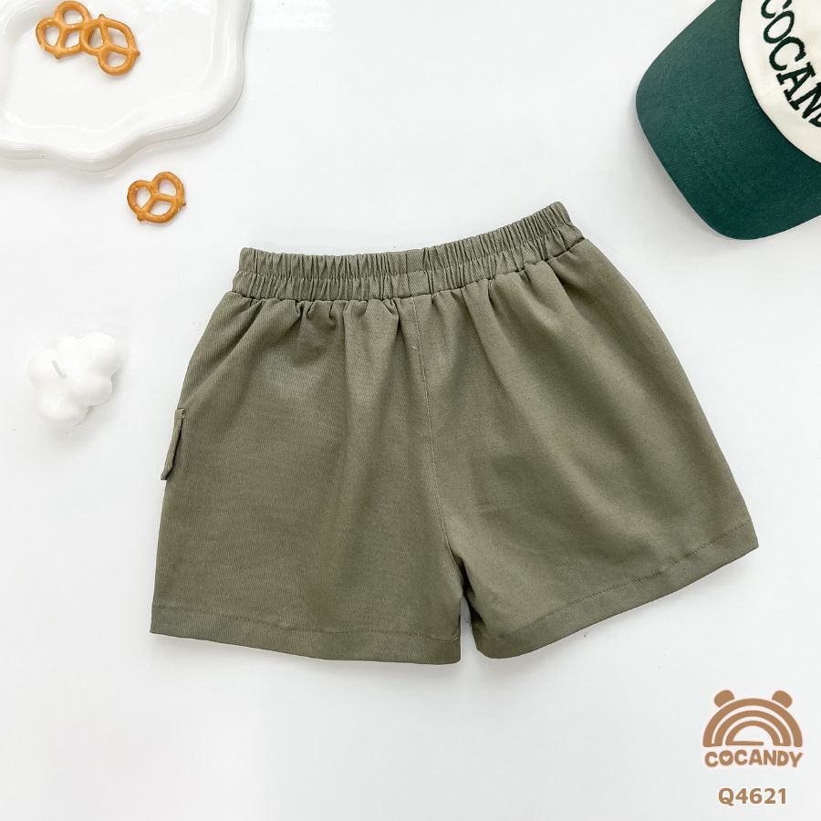 Quần cộc kaki XANH RÊU 2 túi khóa kéo_thumbnail_8