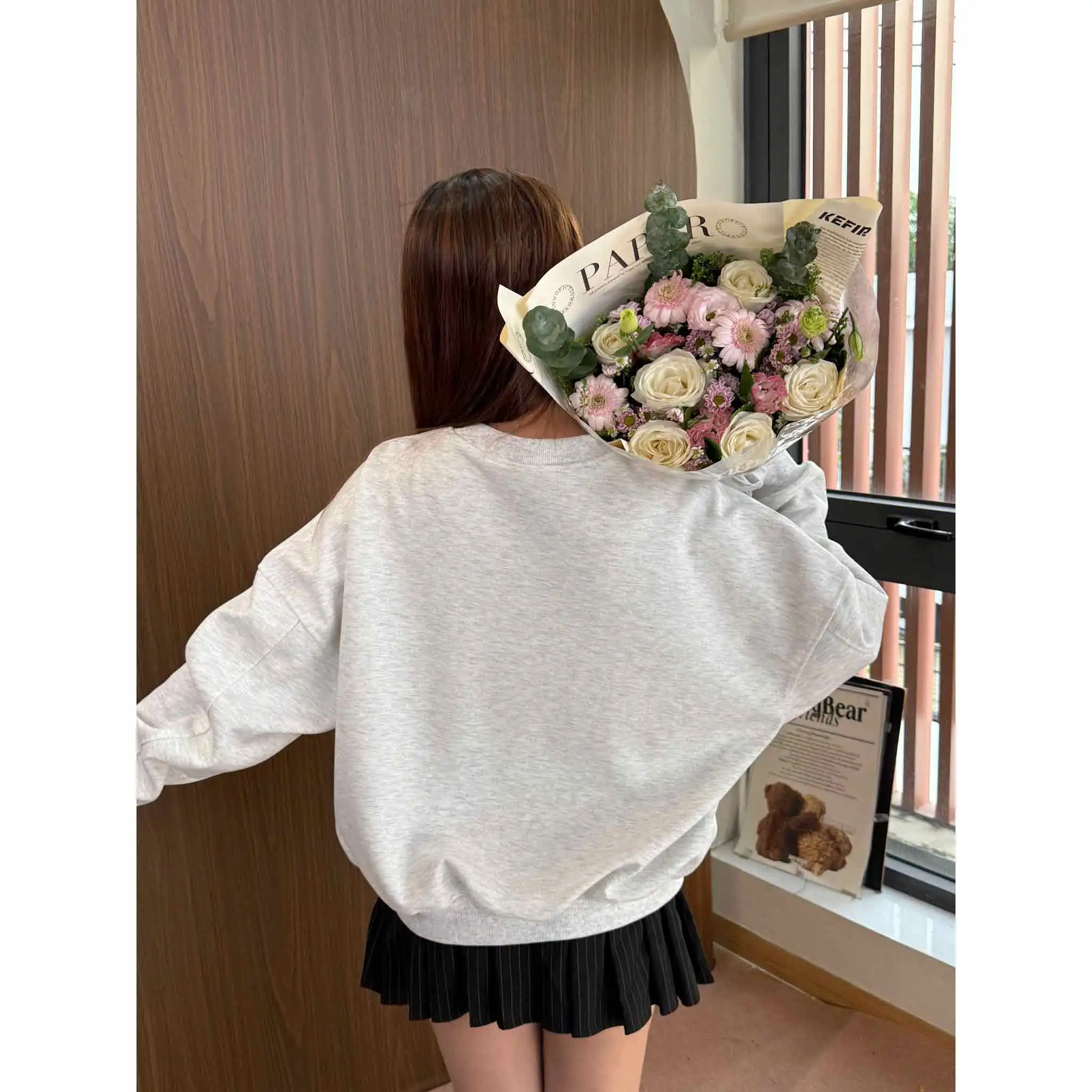 Áo Sweater boxy nam nữ Miucho vải nỉ 2 da thoáng mát thoải mái hoạt hình in mix 2842_thumbnail_6