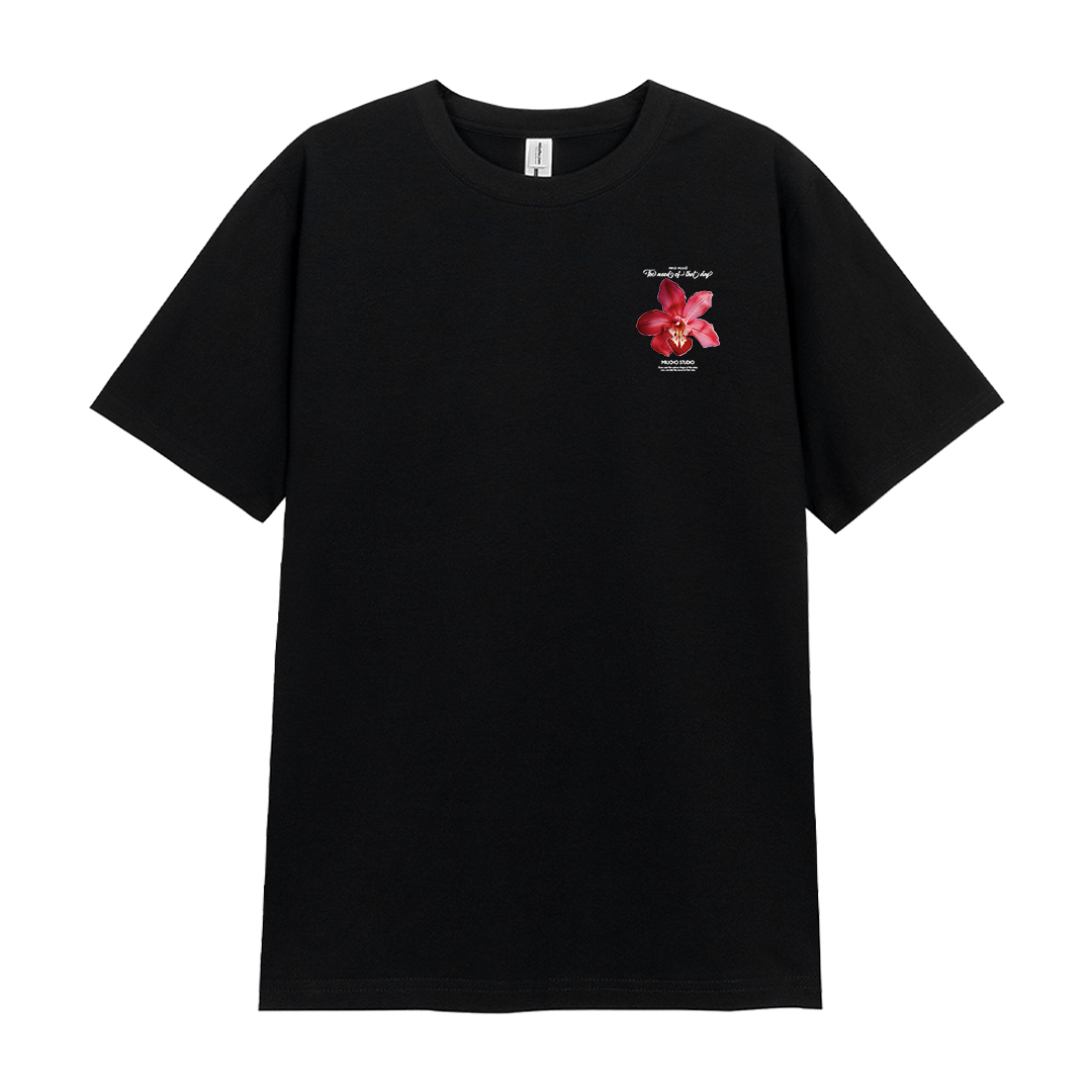 Áo thun nữ in hoa nhỏ xinh form vừa regular ARD1330 Miucho chic vải cotton in mix_thumbnail_9