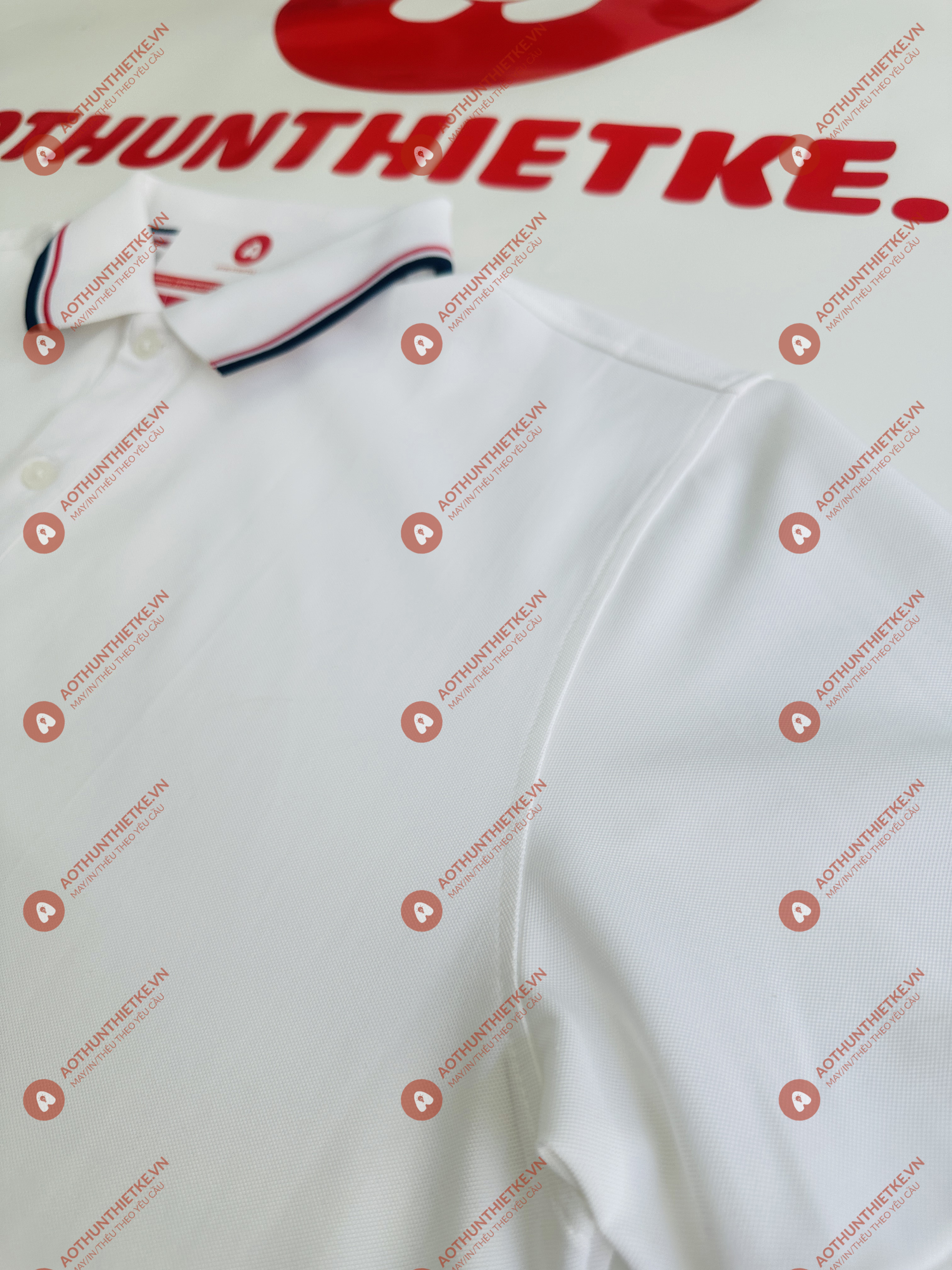 Áo Đồng Phục Polo 3 Sọc Trắng_thumbnail_1