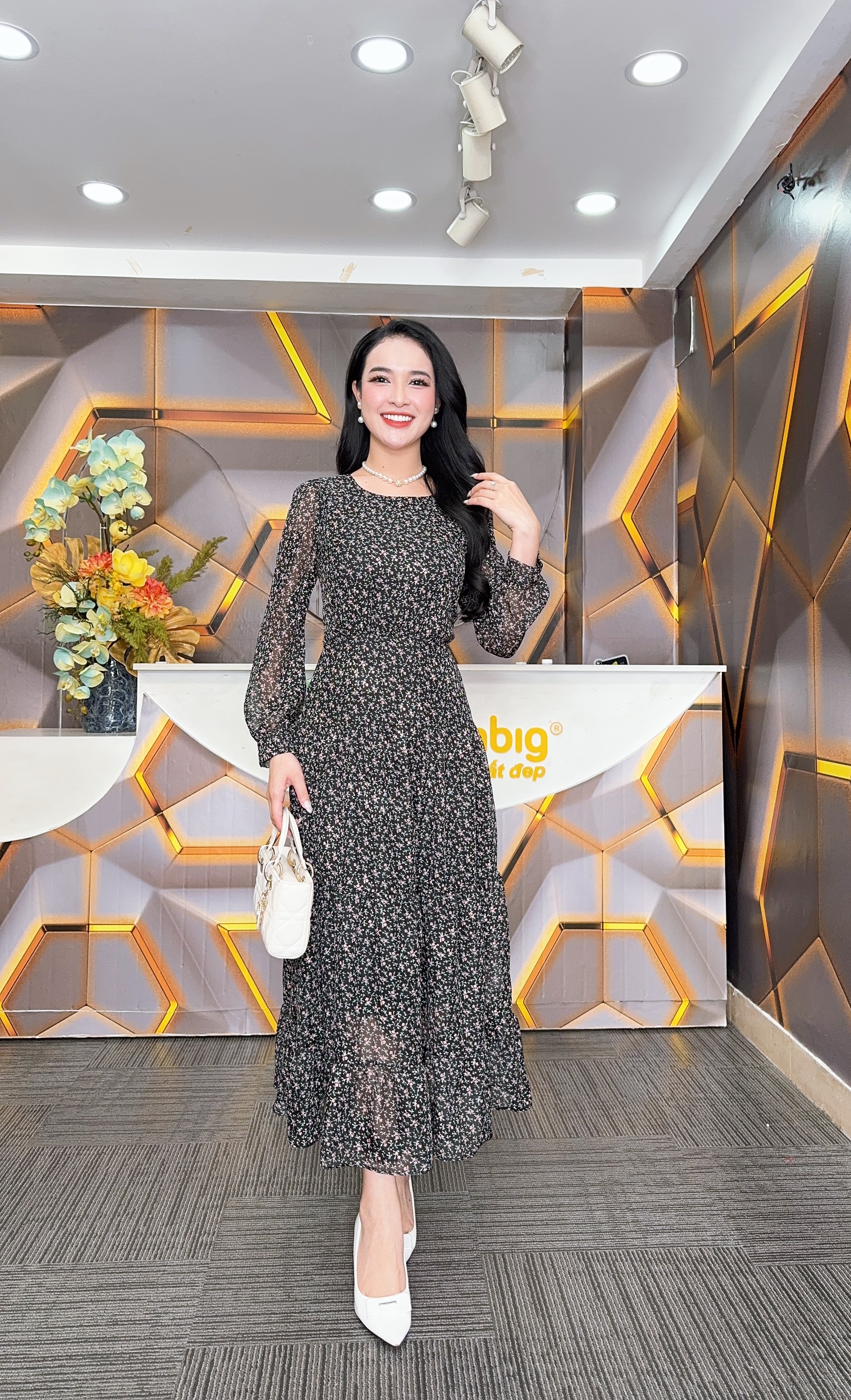 Đầm xòe - Y1819 - Thương hiệu Zonbig_thumbnail_2