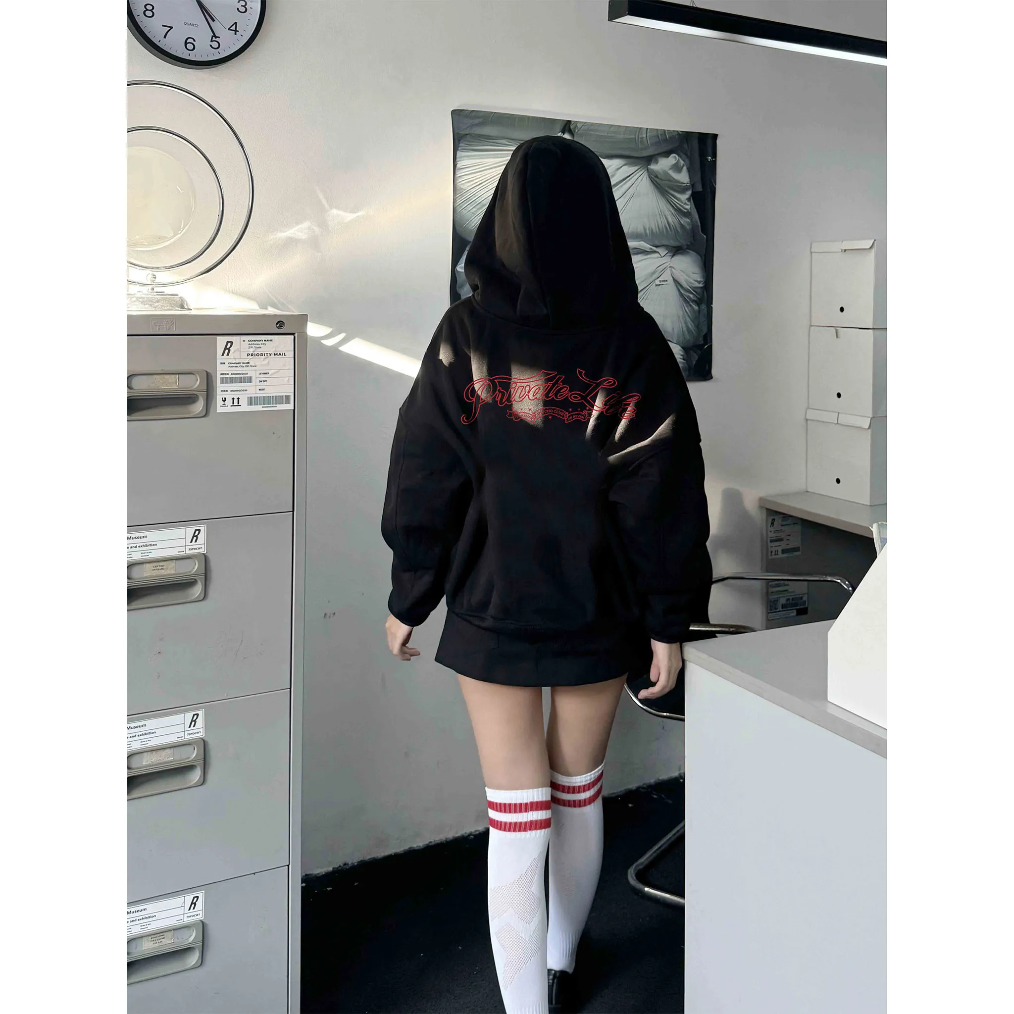 Áo hoodie zip form boxy phong cách cổ điển 2577 Miucho chất vải nỉ bông cao cấp thoáng mát in mix_thumbnail_6