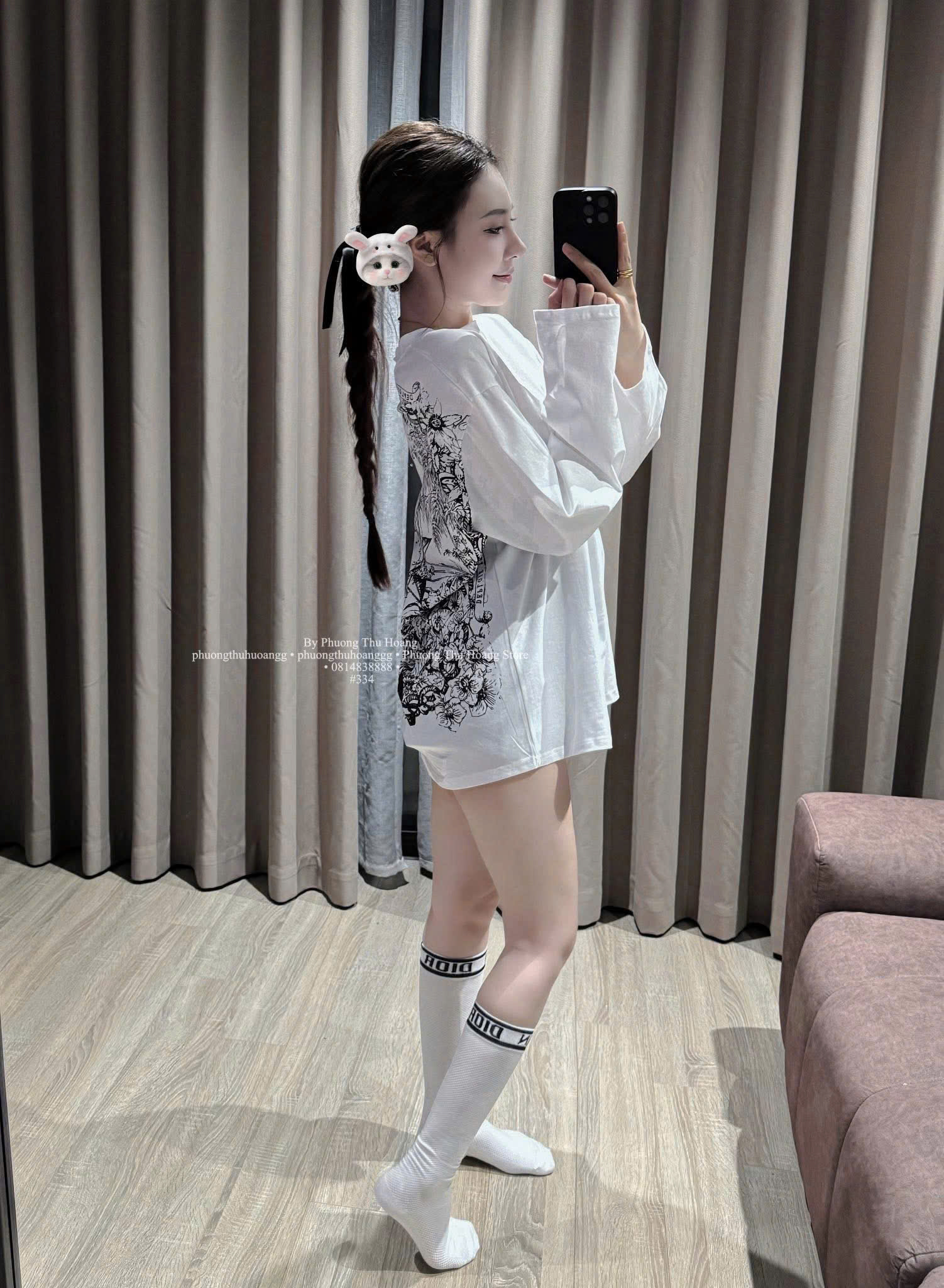 Áo thun tay dài trắng in sau_thumbnail_3