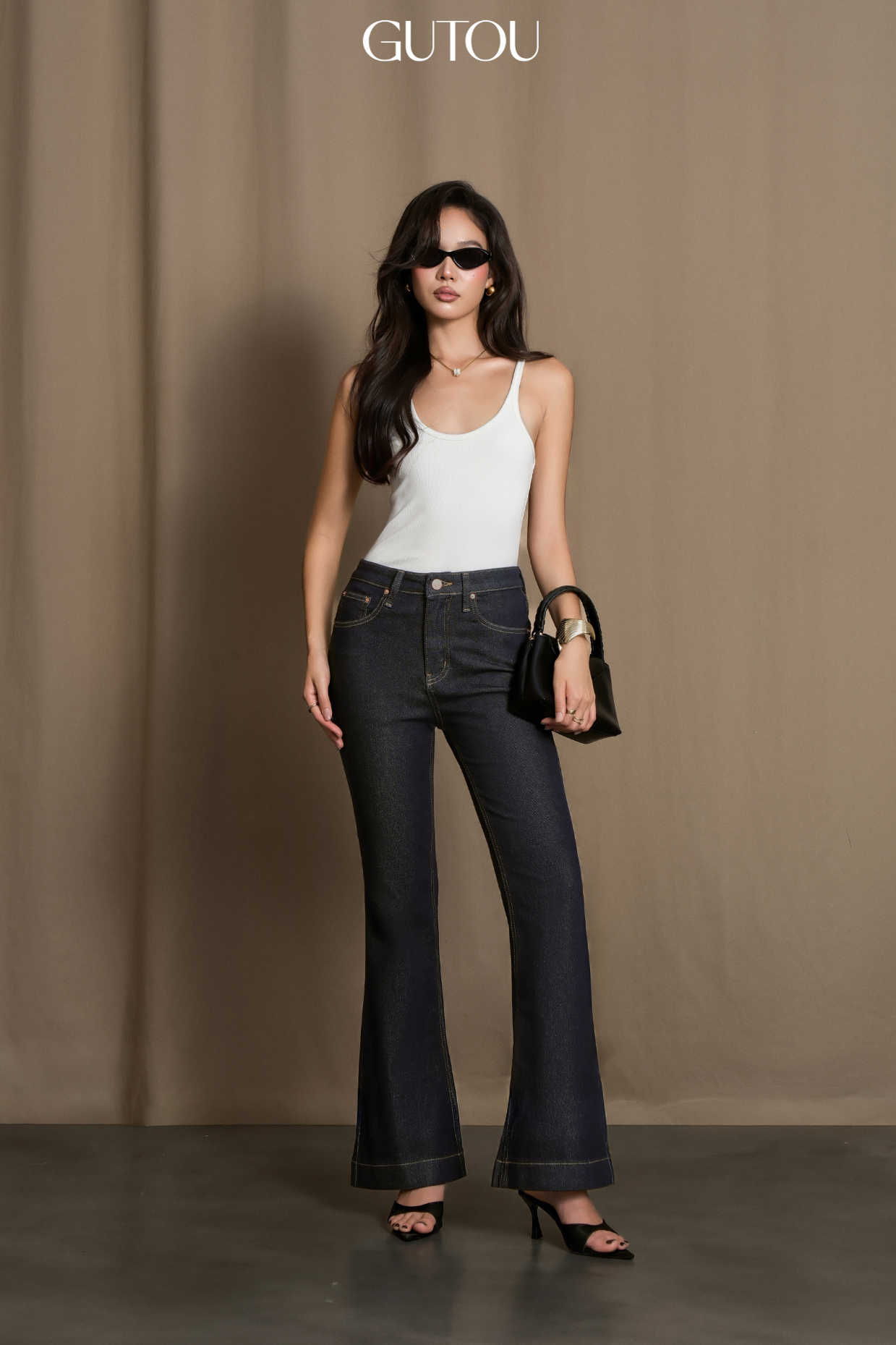 [ GUTOU ] Quần Jeans Bass Túi Thêu Selia Basic_thumbnail_8