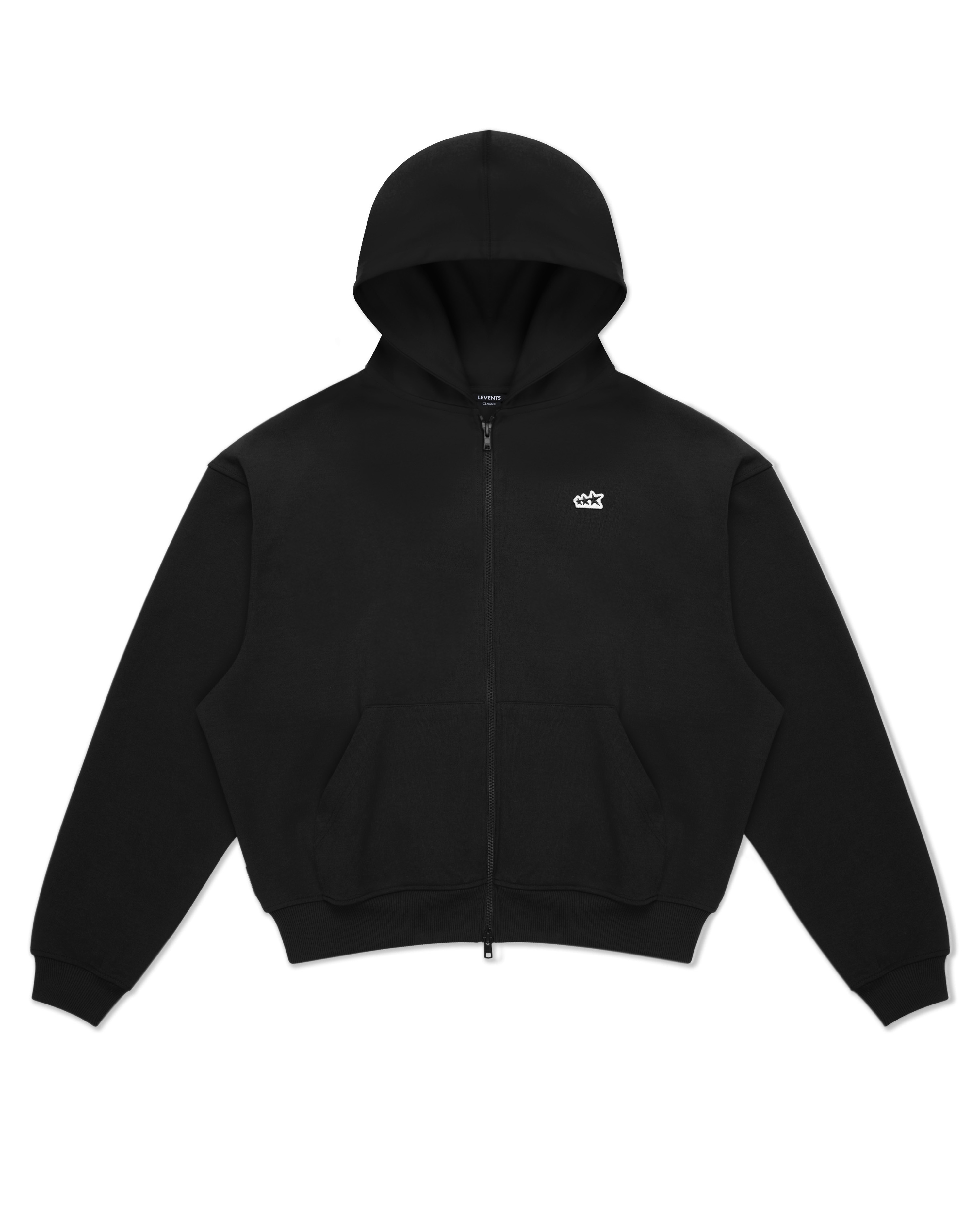 Levents® Classic Triple Star Zipper Hoodie Boxy_thumbnail_0