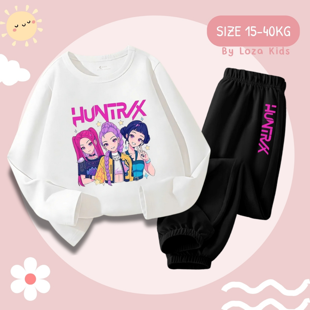 Bộ Thu - Đông bé gái in hình HUNTR/X - Loza Kids BW453