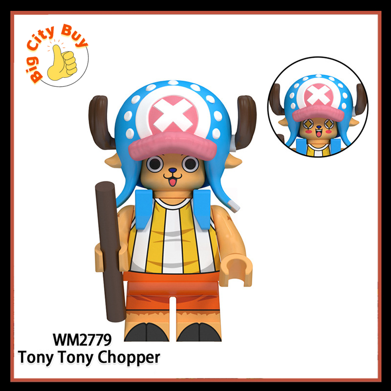 One Piece Đồ chơi Lắp ráp Nhân vật Luffy Zoro Sanji Shank Kaido Mô hình Monkey D Luffy Yamato Rayleigh_thumbnail_2