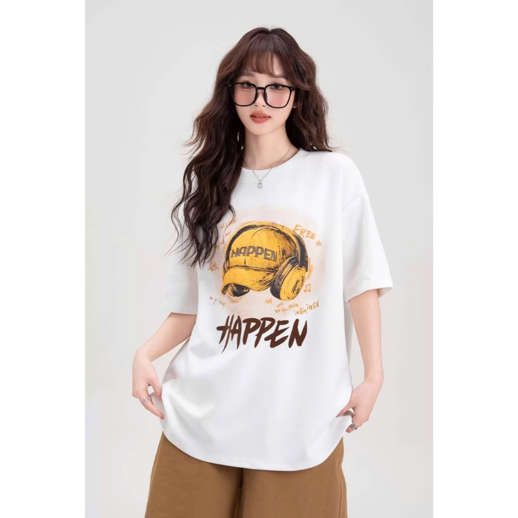 Áo phông oversize nam nữ hình mũ HAPPEN local brand We Tee - WU0956_thumbnail_1