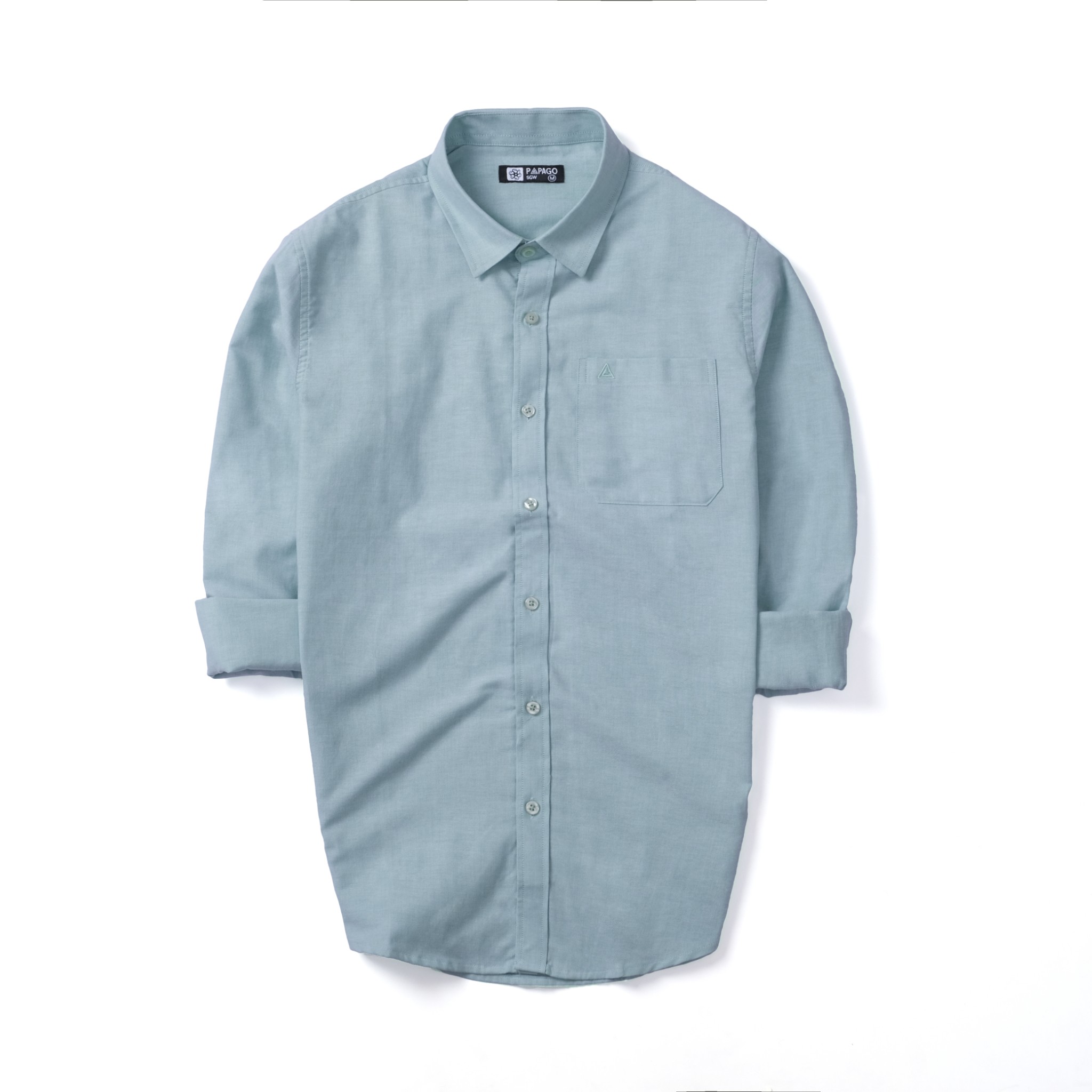 Áo sơ mi nam trung niên PAPAGO dài tay lai bầu vải oxford cao cấp - P23SDCT001_thumbnail_4