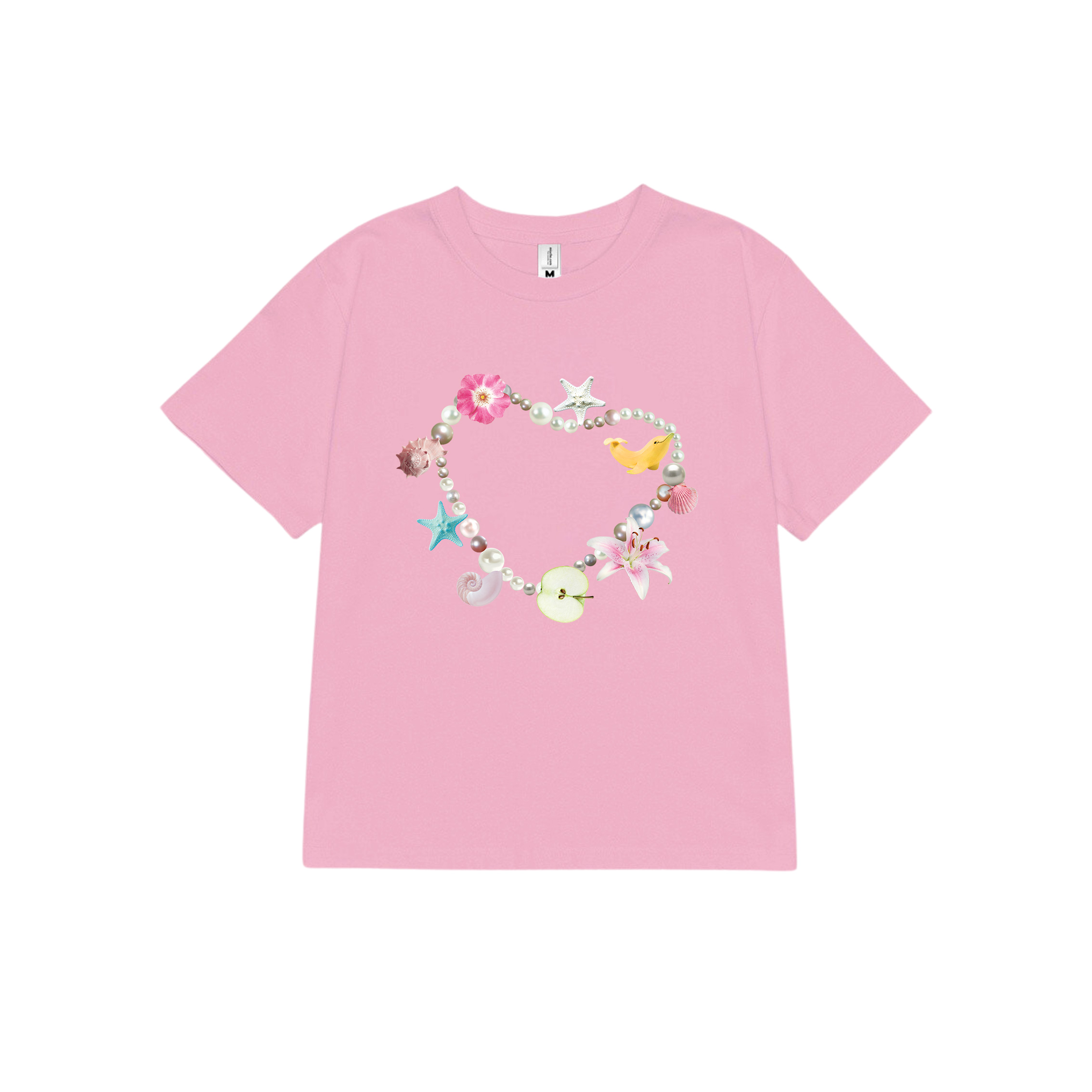 Áo thun baby tee mùa hè in trái tim xinh xắn ABD1312 Miucho tay ngắn cổ tròn hotrend in mix_thumbnail_22