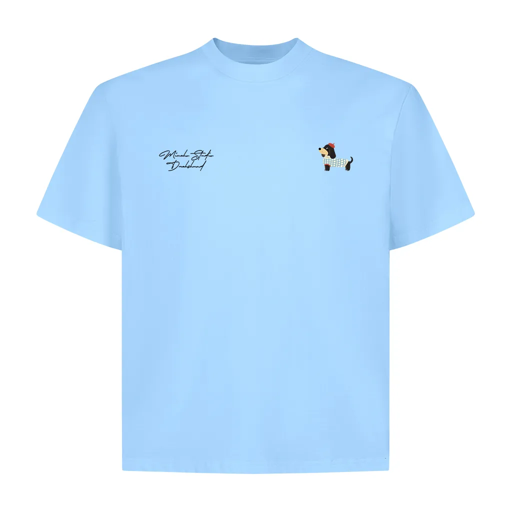 Áo thun boxy nam nữ họa tiết nhỏ basic nhiều màu 2647 Miucho vải cotton thoáng mát in mix