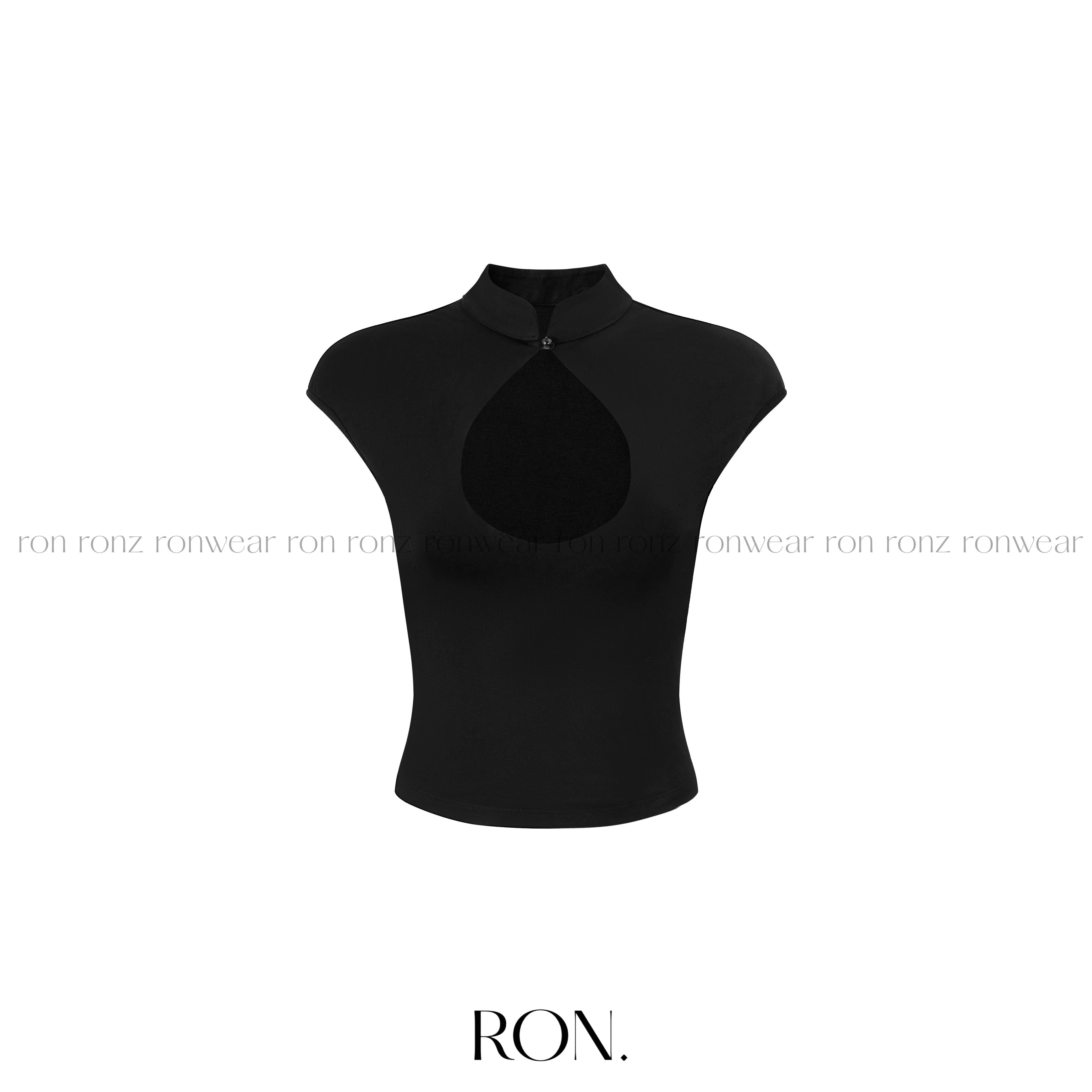 Áo cổ tàu khoét ngực