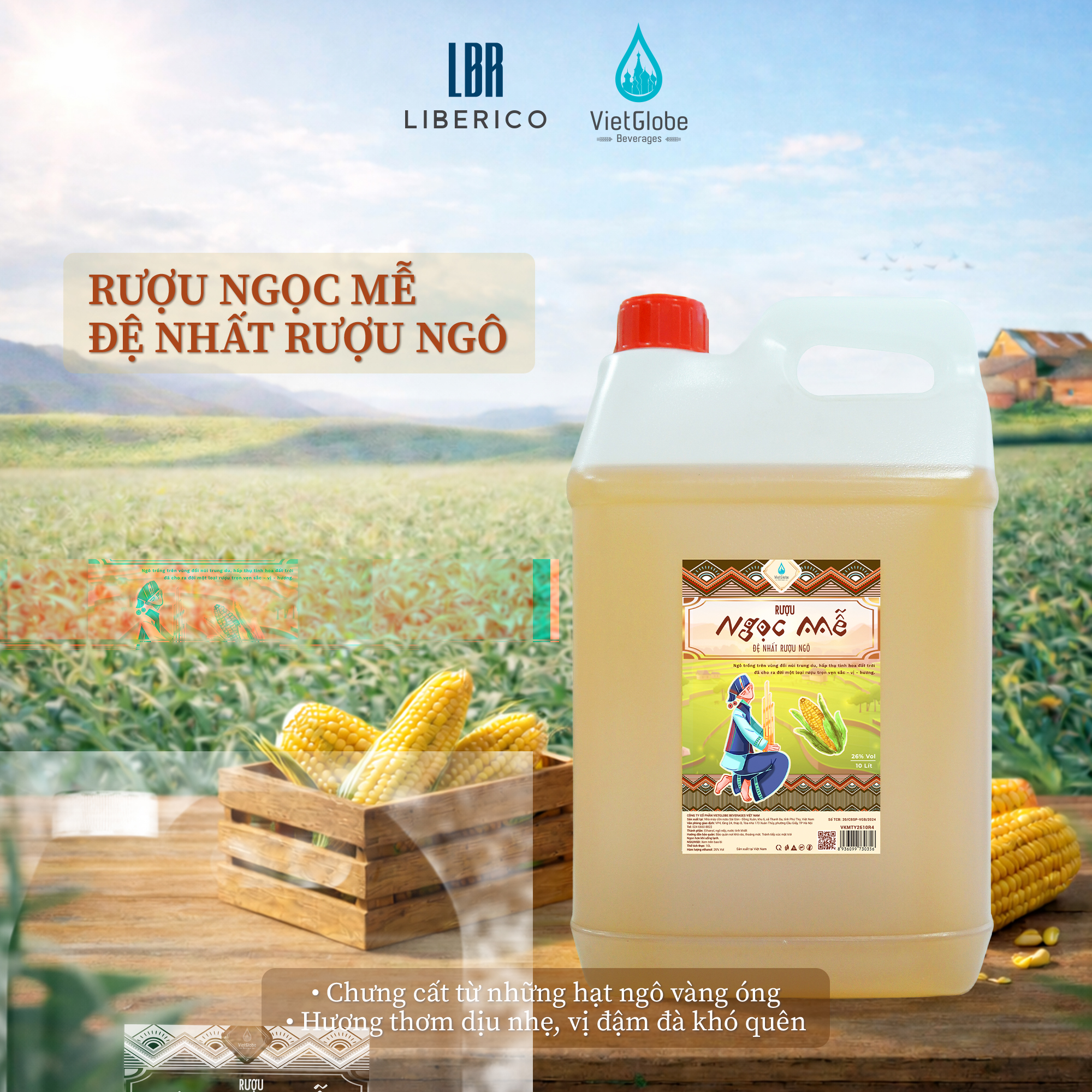 Rượu Ngọc Mễ 26% Vol - can 10L_thumbnail_1
