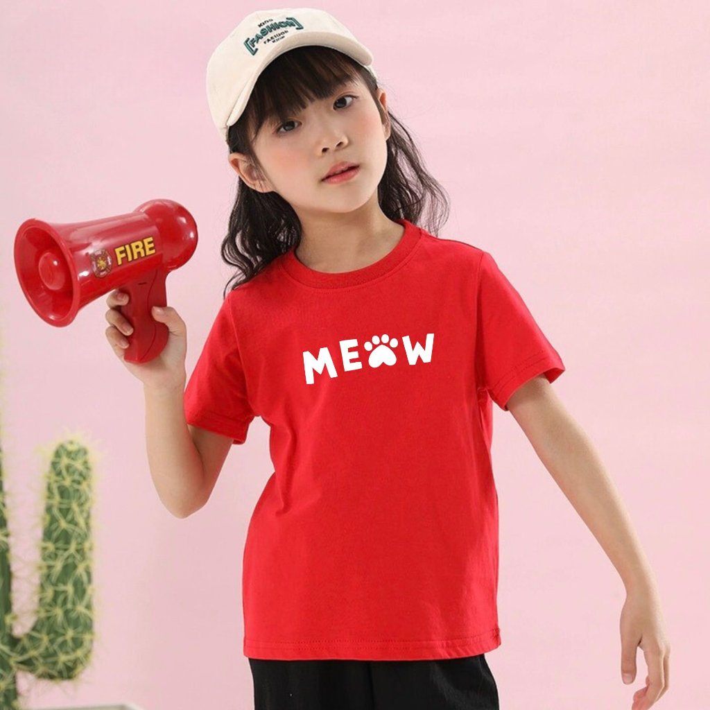 Áo thun bé gái in chữ 'Meow' - Loza Kids AT2601_thumbnail_3