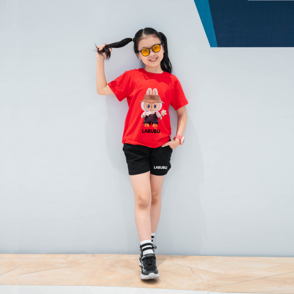 Bộ quần áo bé gái in hình Labubu - Loza Kids SB93_thumbnail_2