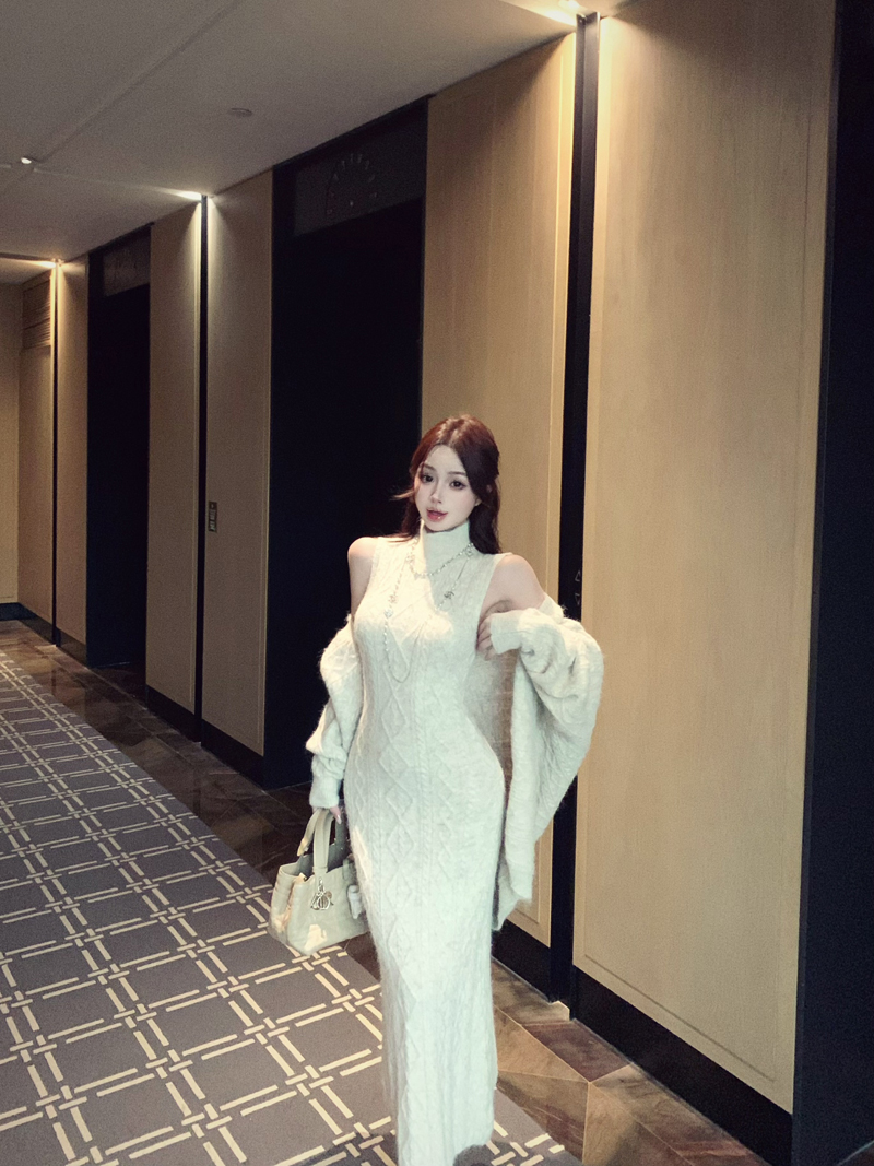 Set Len + Áo Choàng Ôm Body Sang Chảnh_thumbnail_5