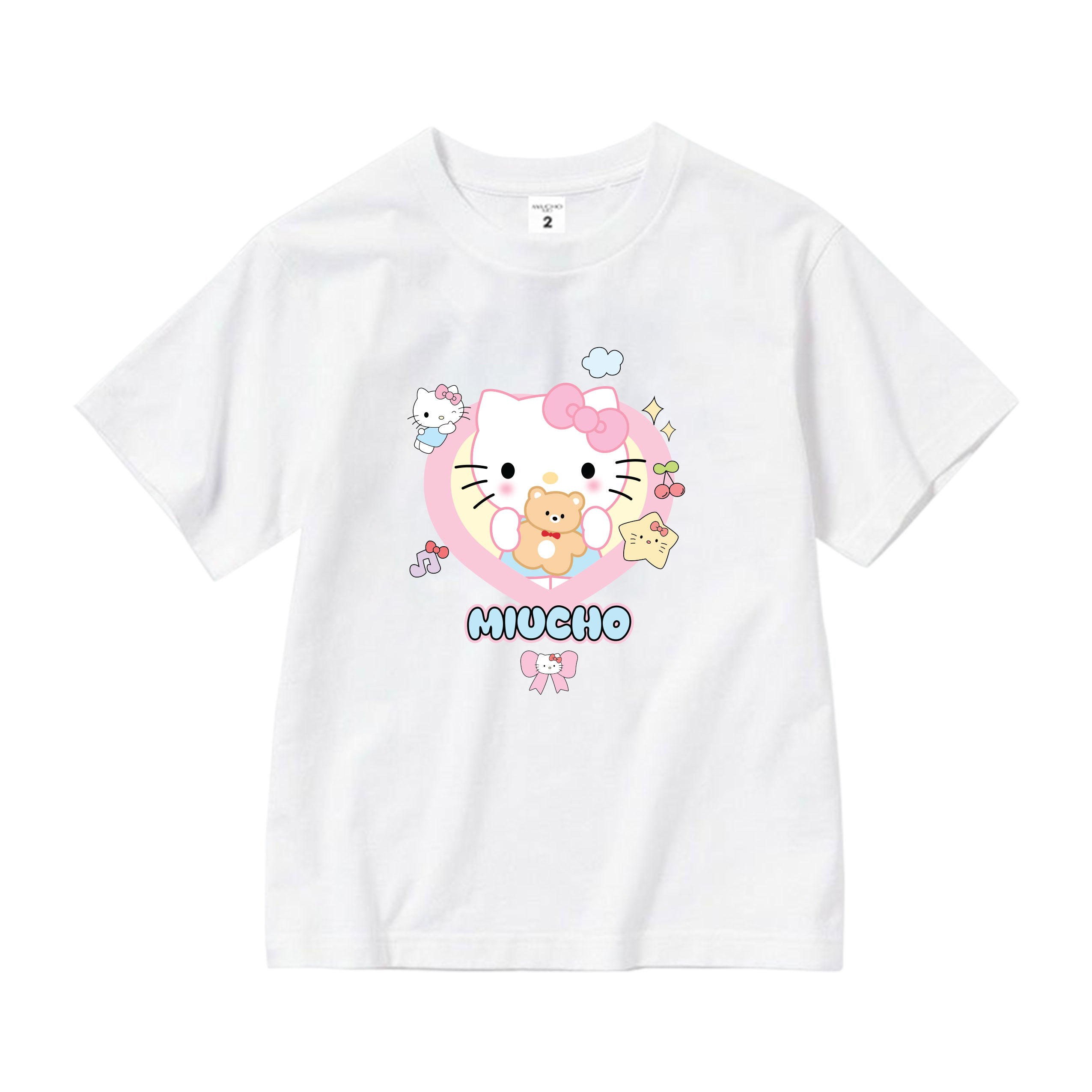 Áo thun bé gái form rộng chất vải cotton thoáng mát AED1545 Miucho Kid in artwork_thumbnail_10