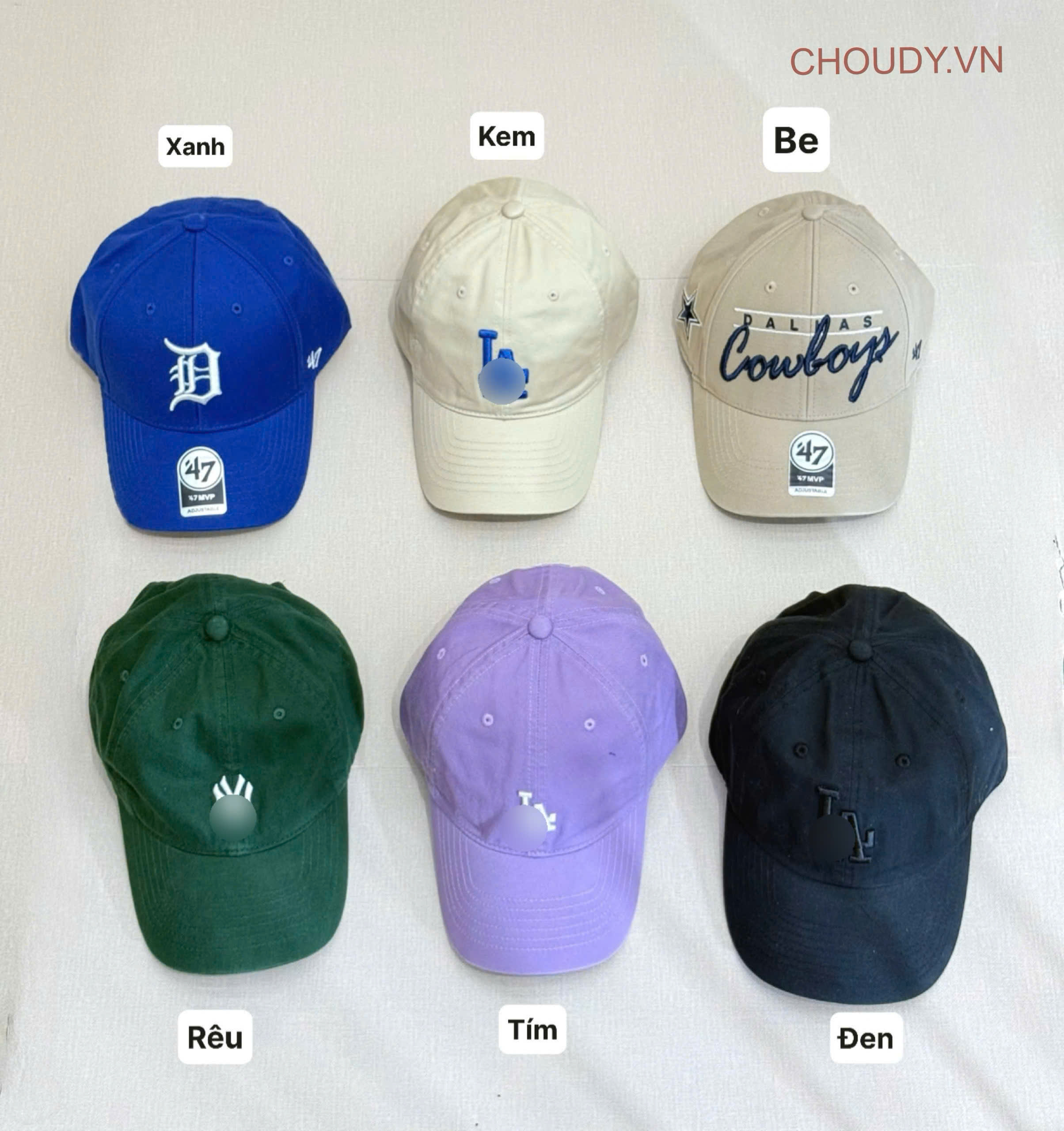 M89 MŨ LƯỠI TRAI 6 MÀU