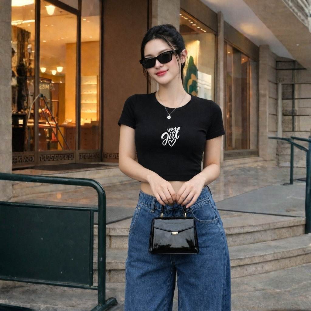 Áo croptop nữ My Girl hình trái tim dáng ôm chất thun cotton local brand WETEE - WC1152_thumbnail_2