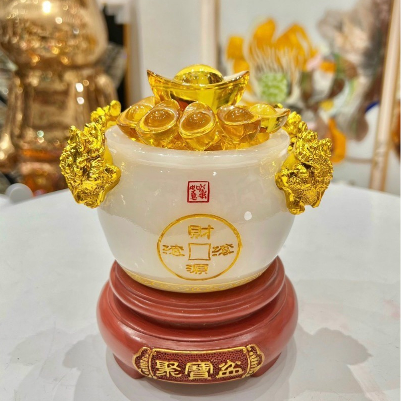 Bát Tụ Bảo Ngọc Chiêu Tài Chiêu Lộc Nhiều Màu , Nhiều Kích Thước Hàng Cao Cấp - Phong Thủy Hà Gốm_thumbnail_6