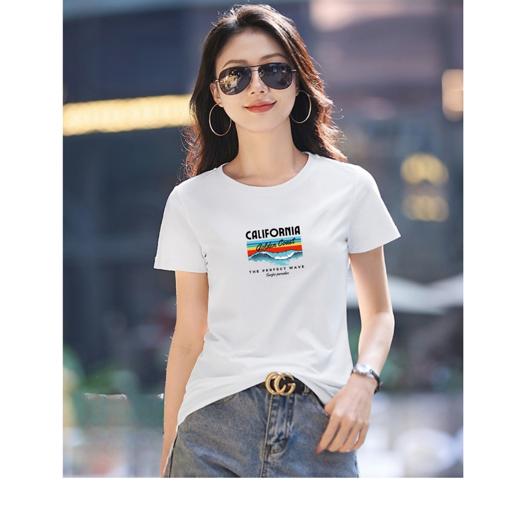 [Form vừa] Áo thun nữ 𝐋𝐎𝐙𝐀 