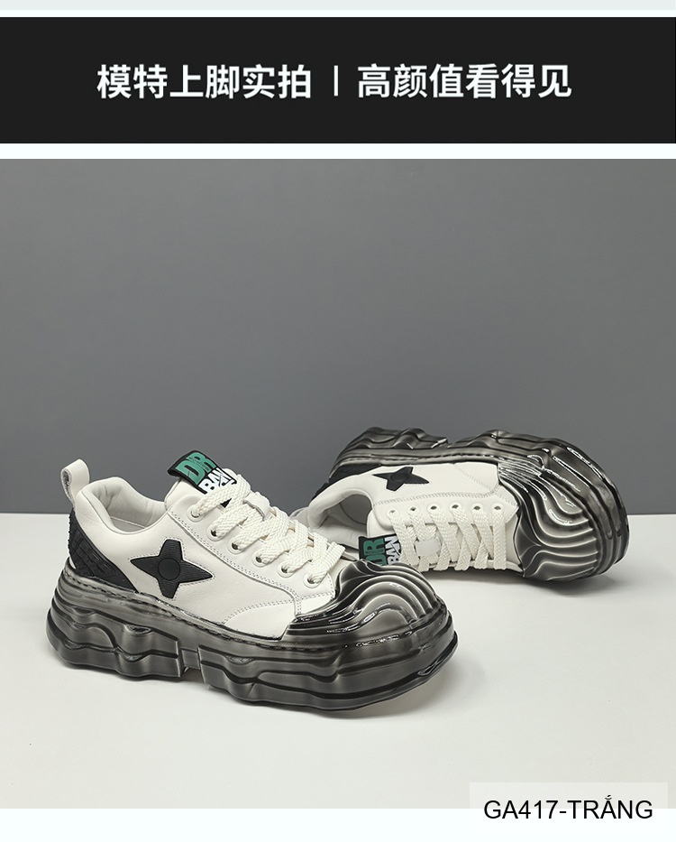 GA417 - Giày Sneaker Nam Đế Dày Tăng Chiều Cao Phong Cách Thời Trang Hàn Quốc_thumbnail_5