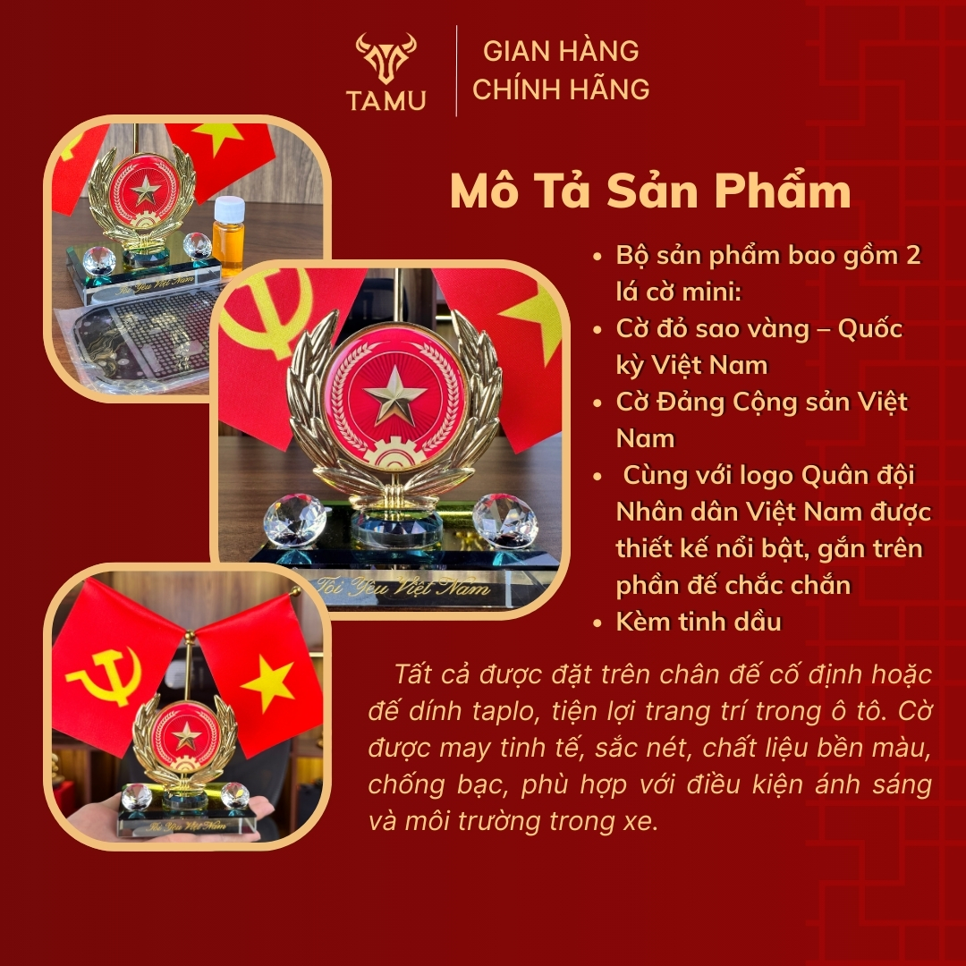 Bộ Cờ Trang Trí Taplo Ô Ttô 