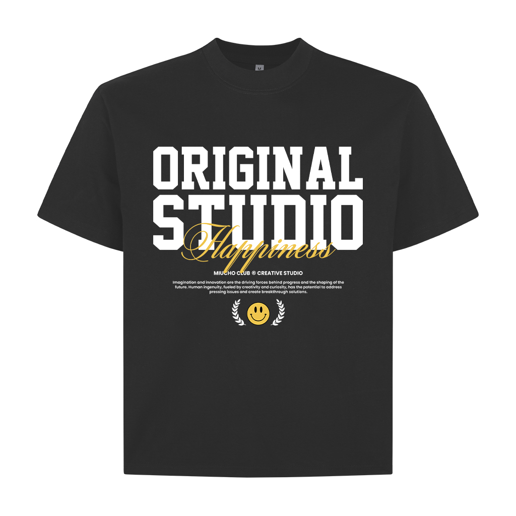 Áo phông nam local brand form boxy 2082 Miucho Club vải cotton 2c 250gsm cổ tròn in typography_thumbnail_6