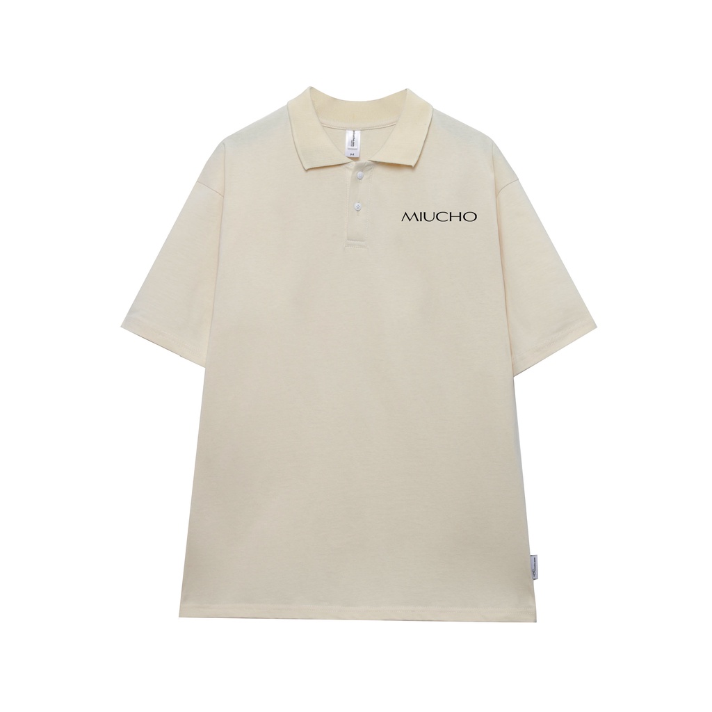 Áo polo nữ form rộng có cổ đẹp chất cotton form unisex PL041 Miucho in name_thumbnail_6