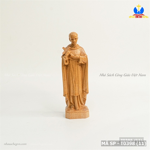Tượng Thánh Martin 15cm gỗ Pơmu_thumbnail_3
