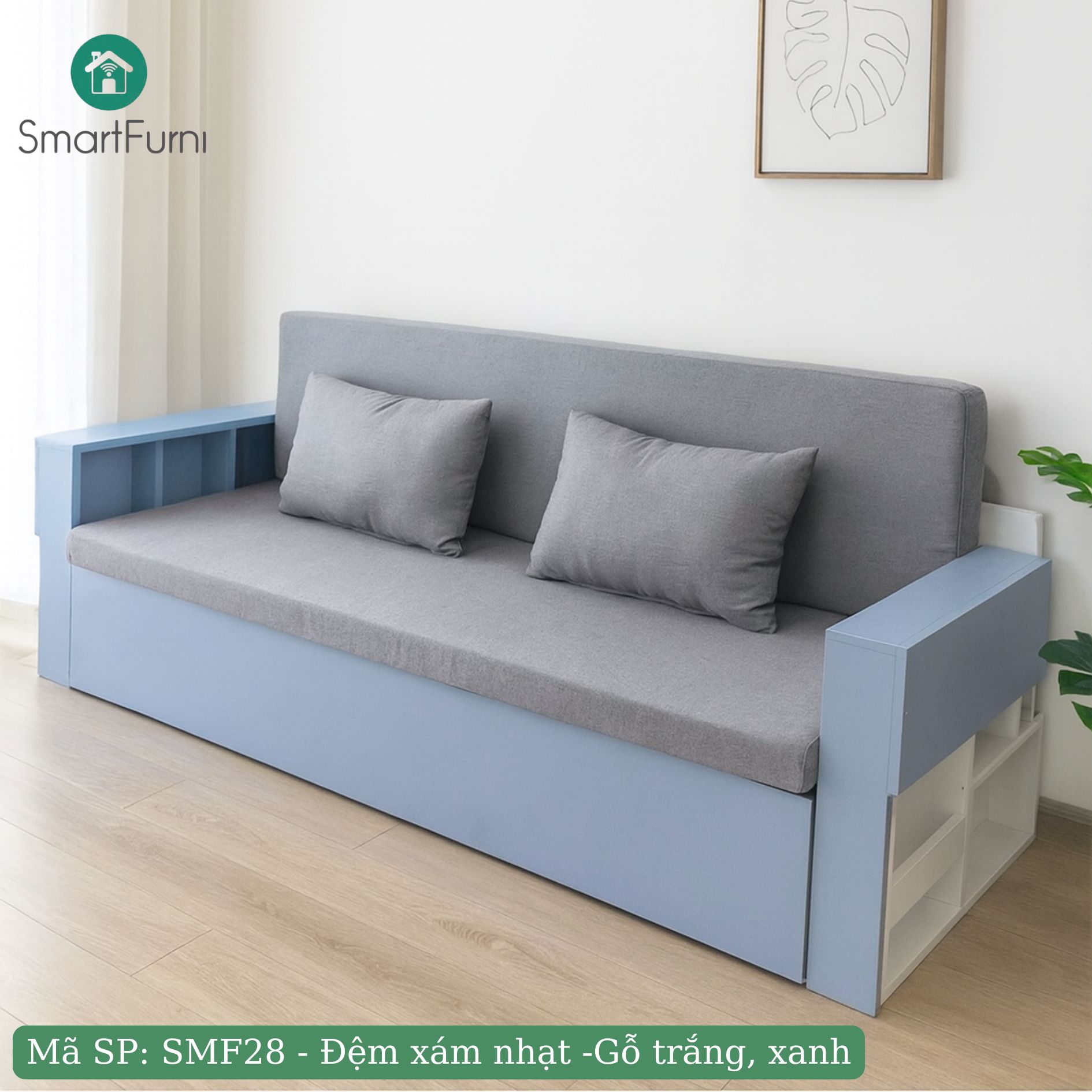 Sofa giường 4 trong 1 SmartFurni SMF28 - Tích hợp bàn làm việc + bàn ăn_thumbnail_3