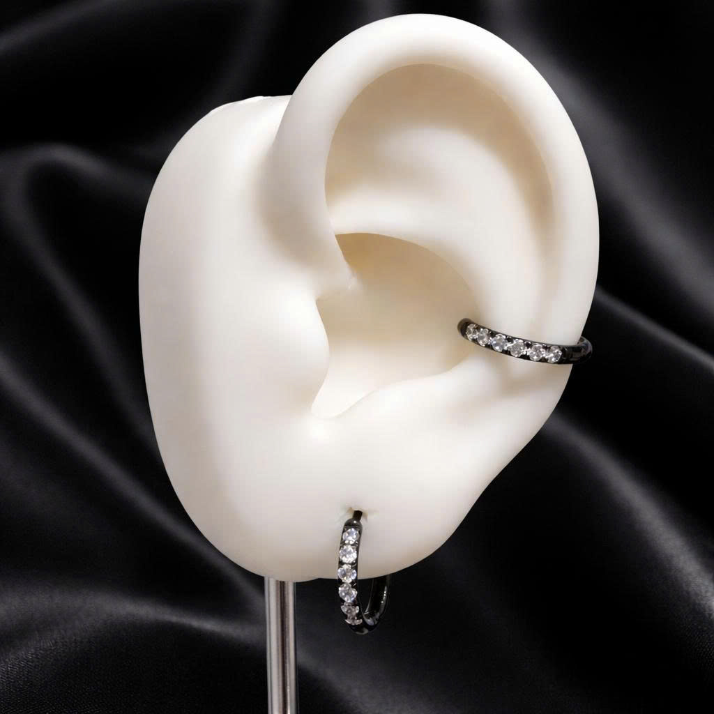 Khuyên vòng kiểu đen kim cương 10mm dày 1.6_thumbnail_3