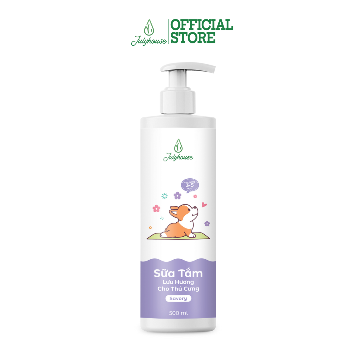 Sữa Tắm Lưu Hương Cho Thú Cưng Savory Julyhouse