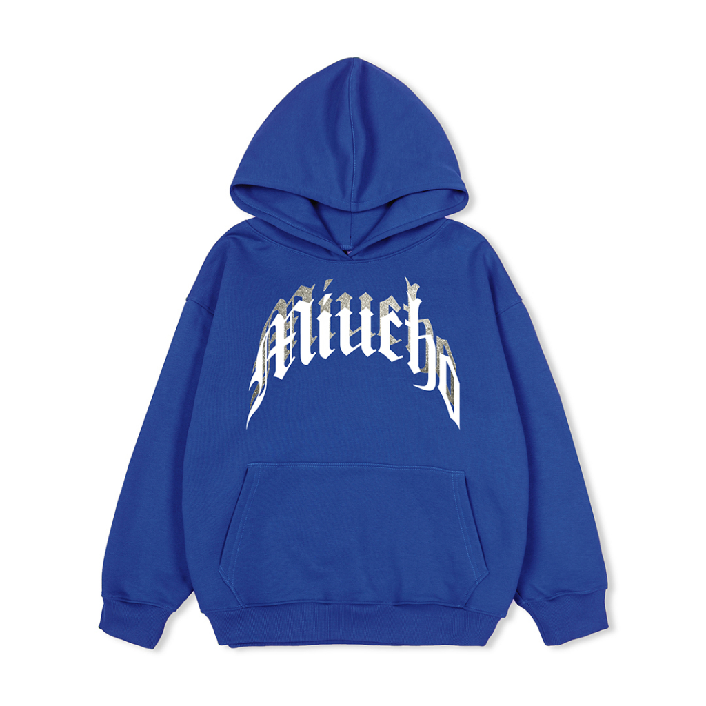 Áo hoodie nữ form rộng HDD291 Miucho chân cua in typography_thumbnail_6