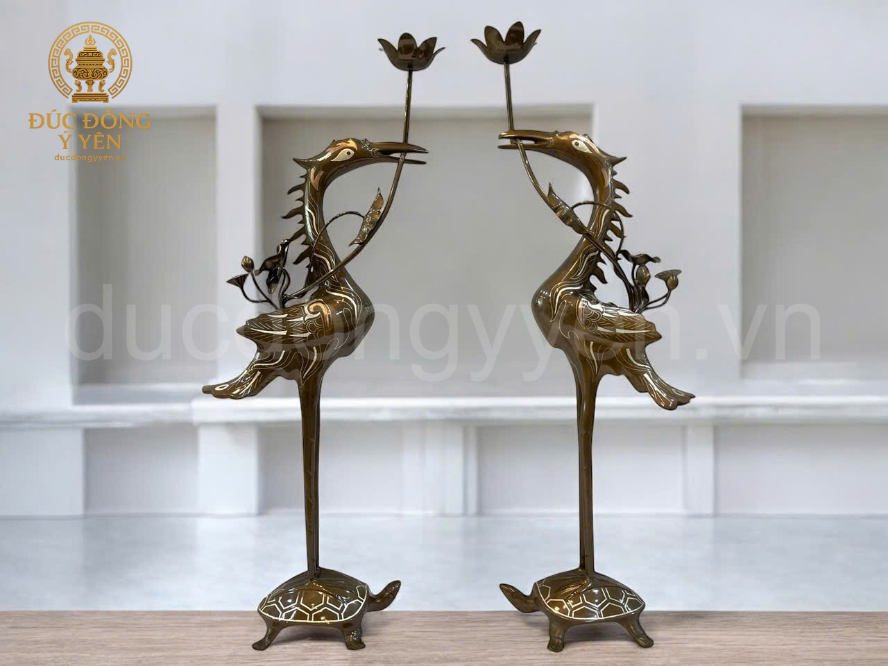 Bộ đỉnh tam sự khảm tam khí cao 60cm dát điểm vàng _thumbnail_4