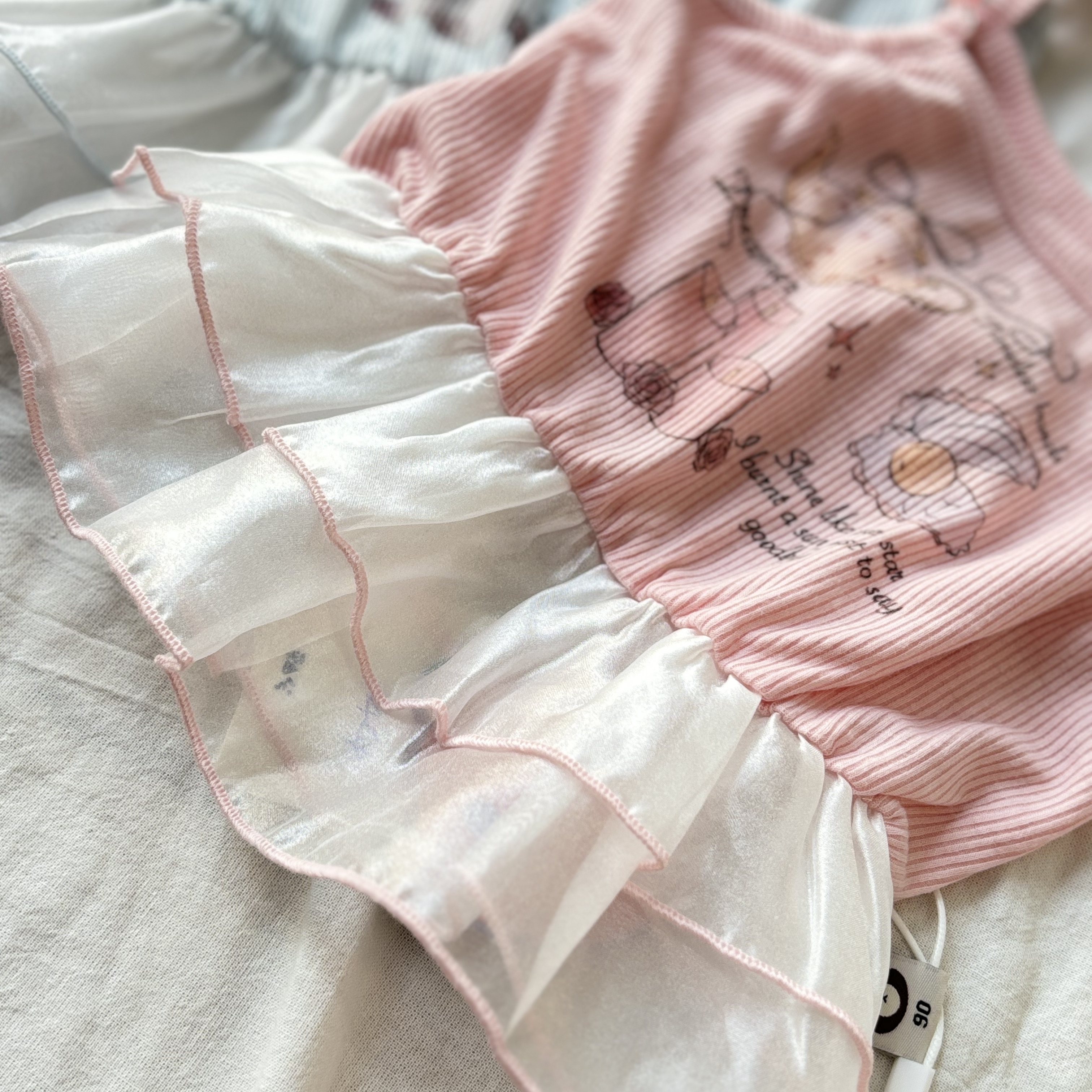 (A37) Áo 2 dây liền voan họa tiết dễ thương thời trang bé gái hè 2025 QCCC_thumbnail_2